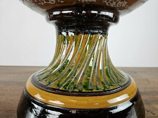 photo buy Brown Terracotta Amphora With Floral Decorations, 1980