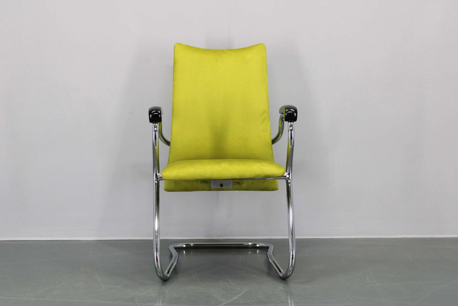 1970s German Tubular Armchair Or Desk Chair, Restored photo furniture