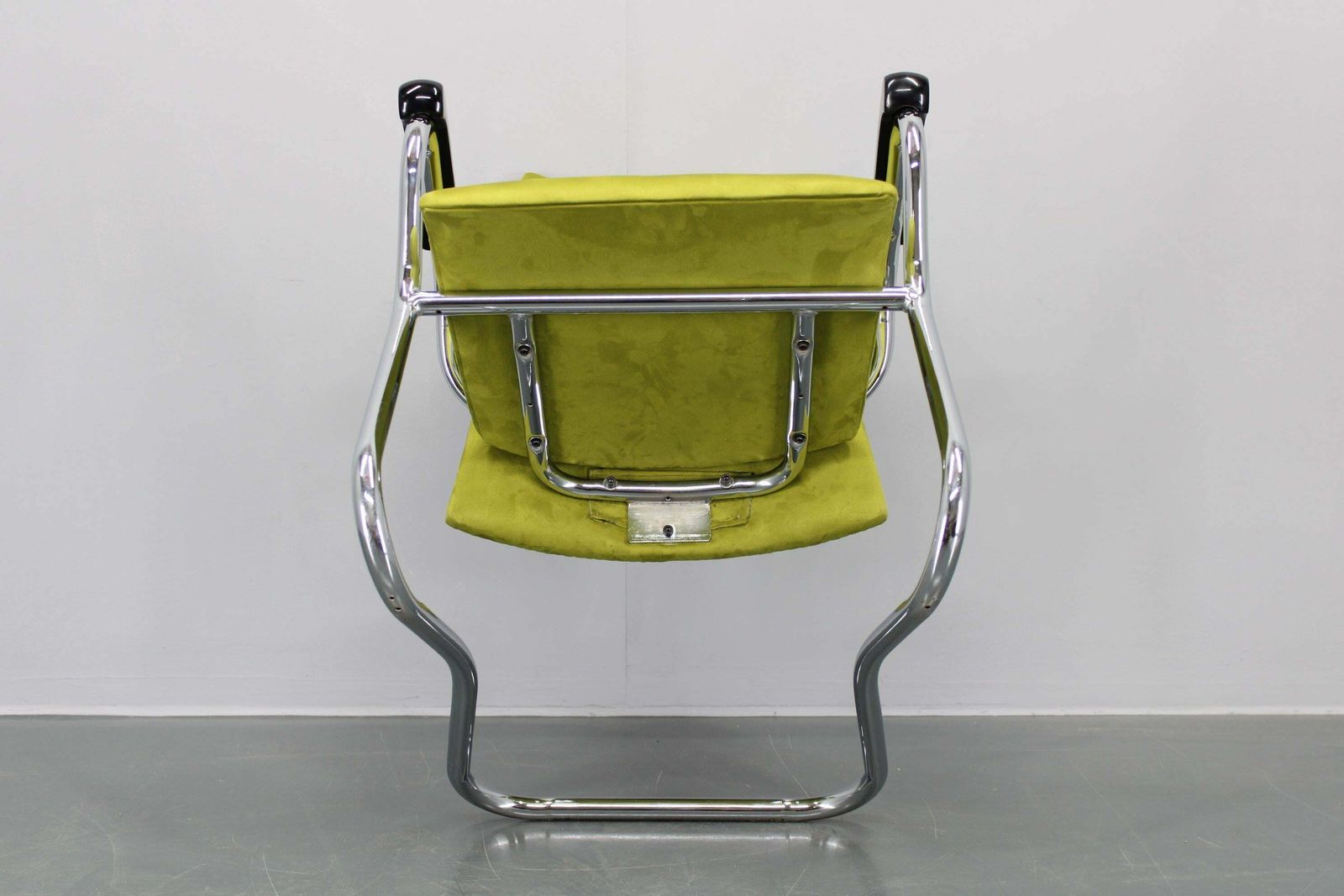 659.0 1970s German Tubular Armchair Or Desk Chair, Restored photo