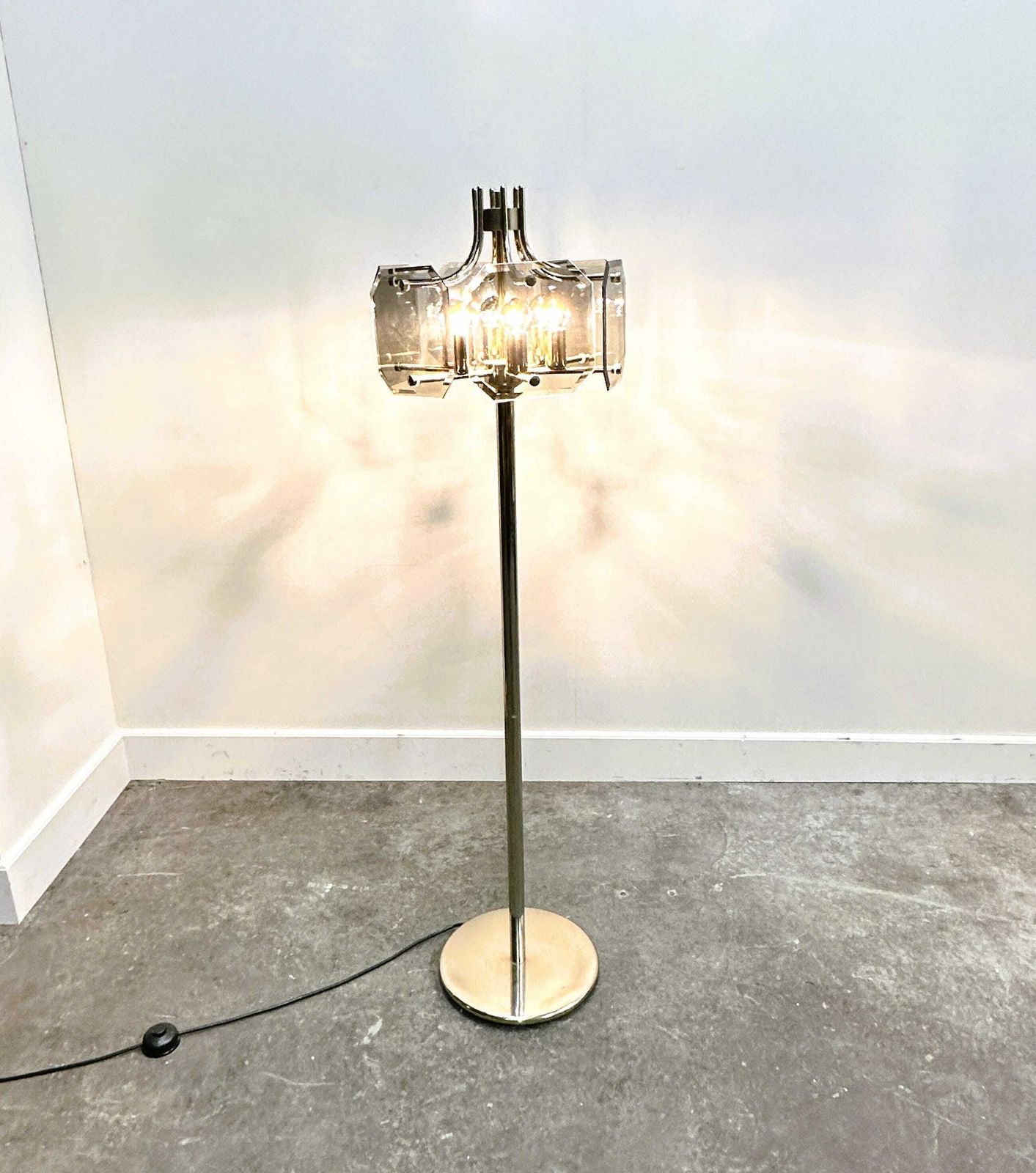 Luigi Colani Chromen Vloerlamp Uit De Jaren 70. photo 512.0