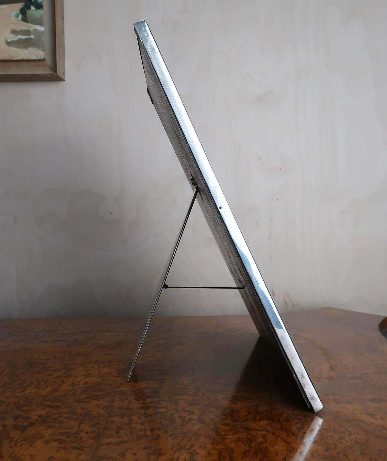 Large Art Deco Silver Plated Photograph Frame. English C.1925 photo 550.0