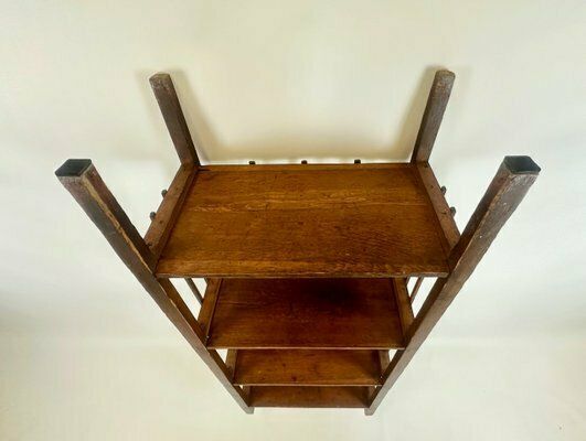 photo vinterior Art Nouveau Wooden Bookshelf, 1890s