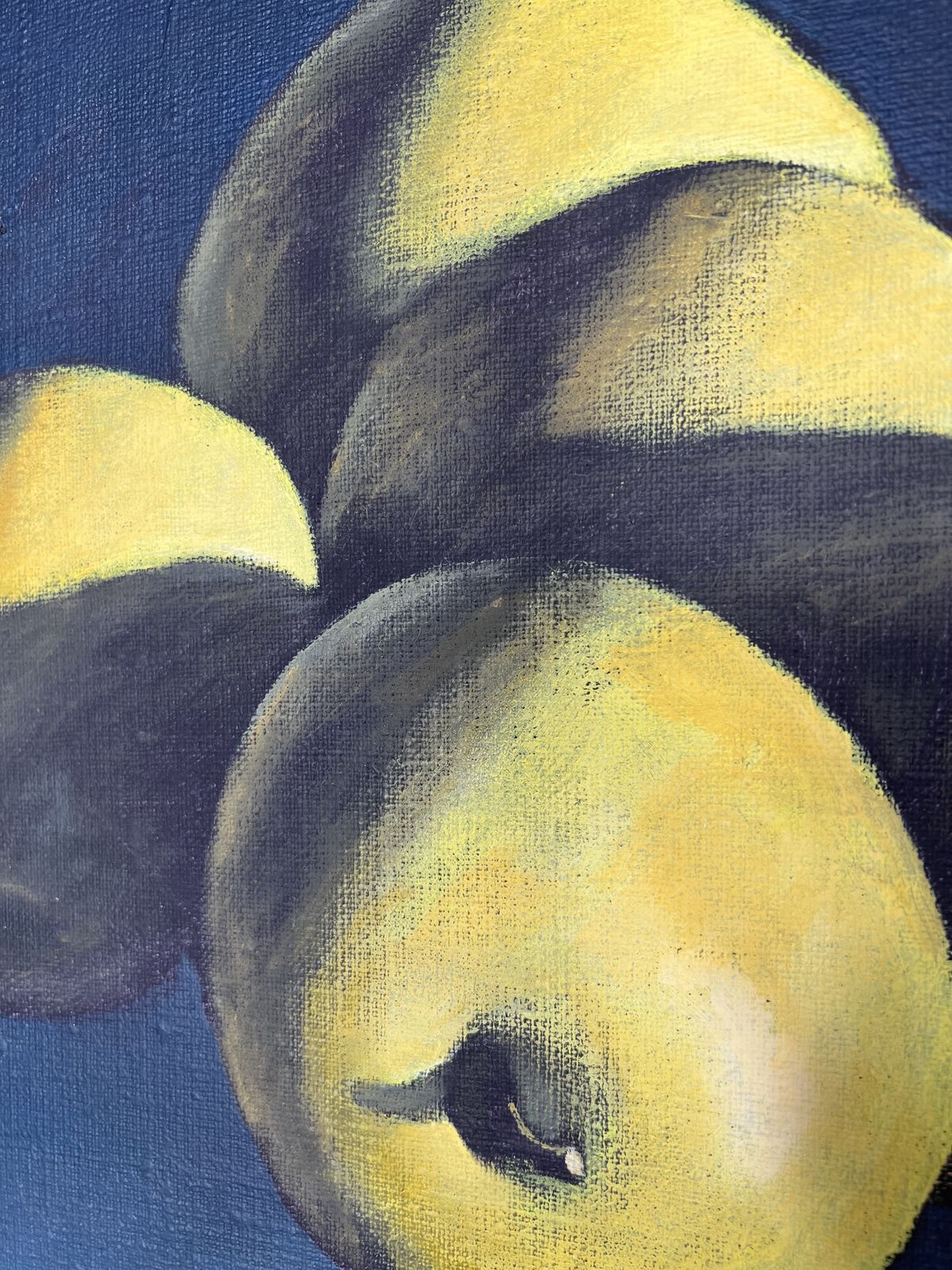 Golden Apples, Oil On Canvas Painting photo 644.0