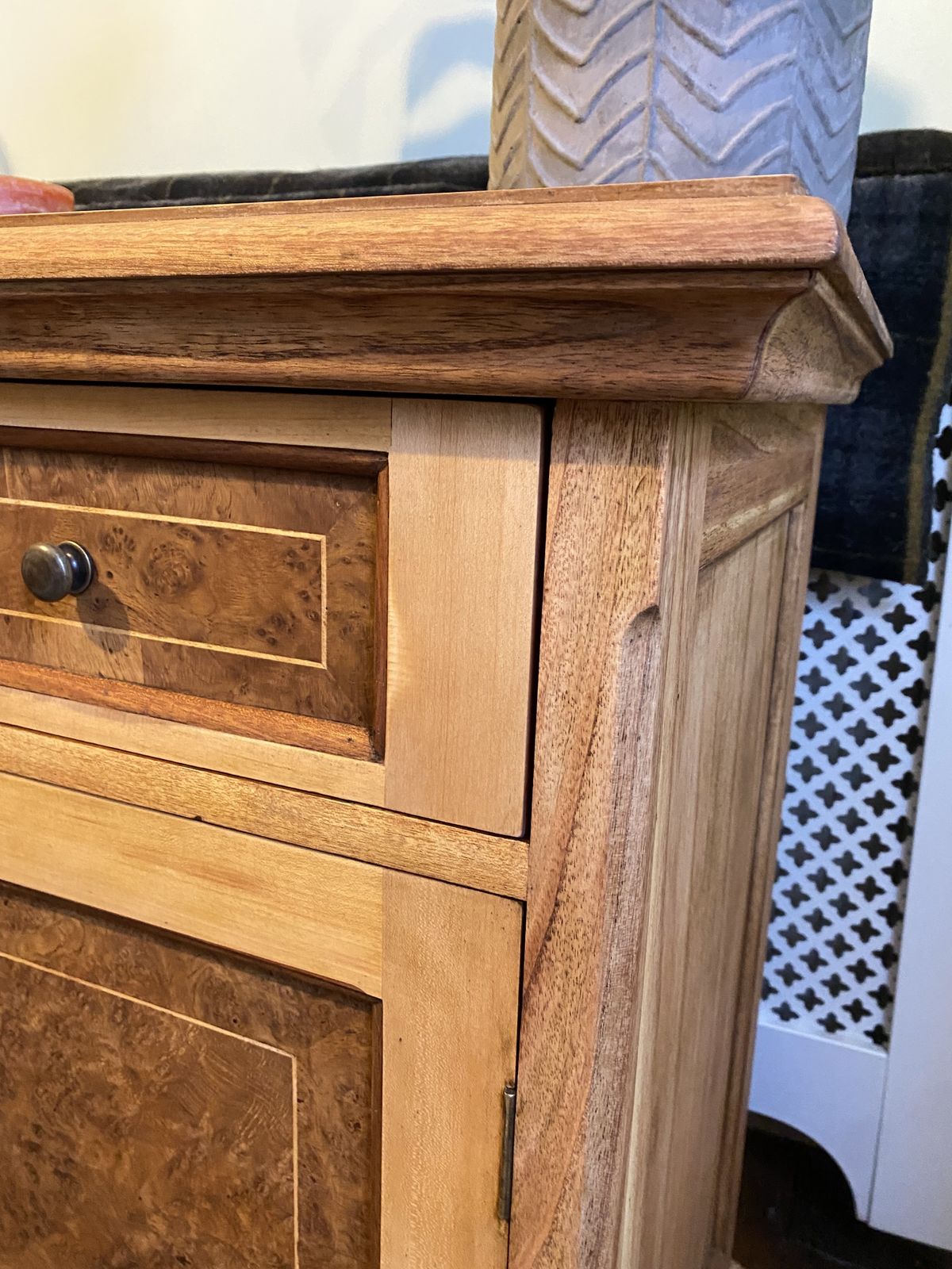 Solid Walnut Wood Multiyork Sideboard | Buffet | Organiser | Chest Of Drawers photo vintage