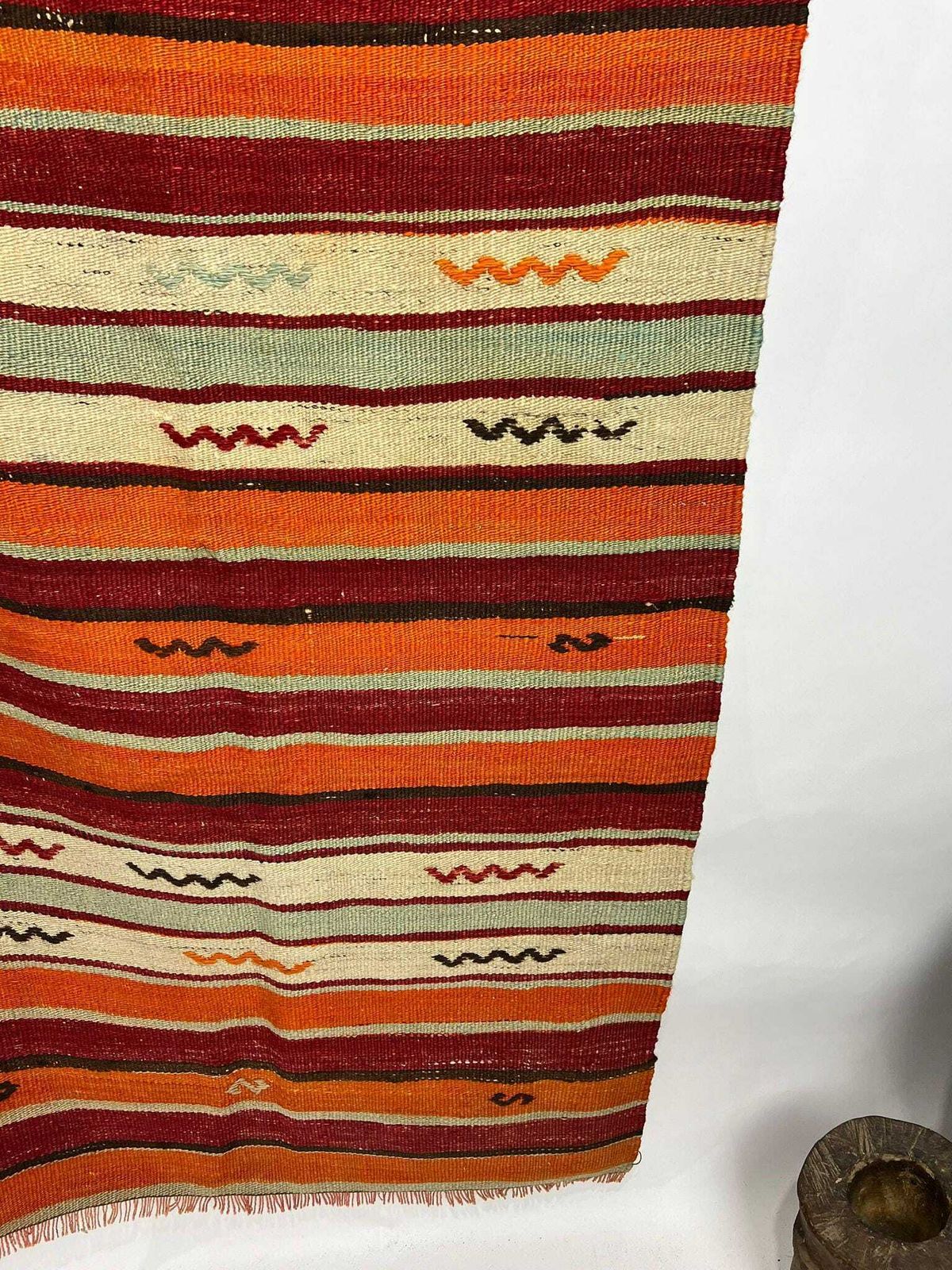 Turkish Vintage Wool Rug, Vintage Are Rug, Turkish Carpet For Living Room, Anatolian Rug, Area Carpet, Bedroom Rug, Home Decor Rug photo 131.0