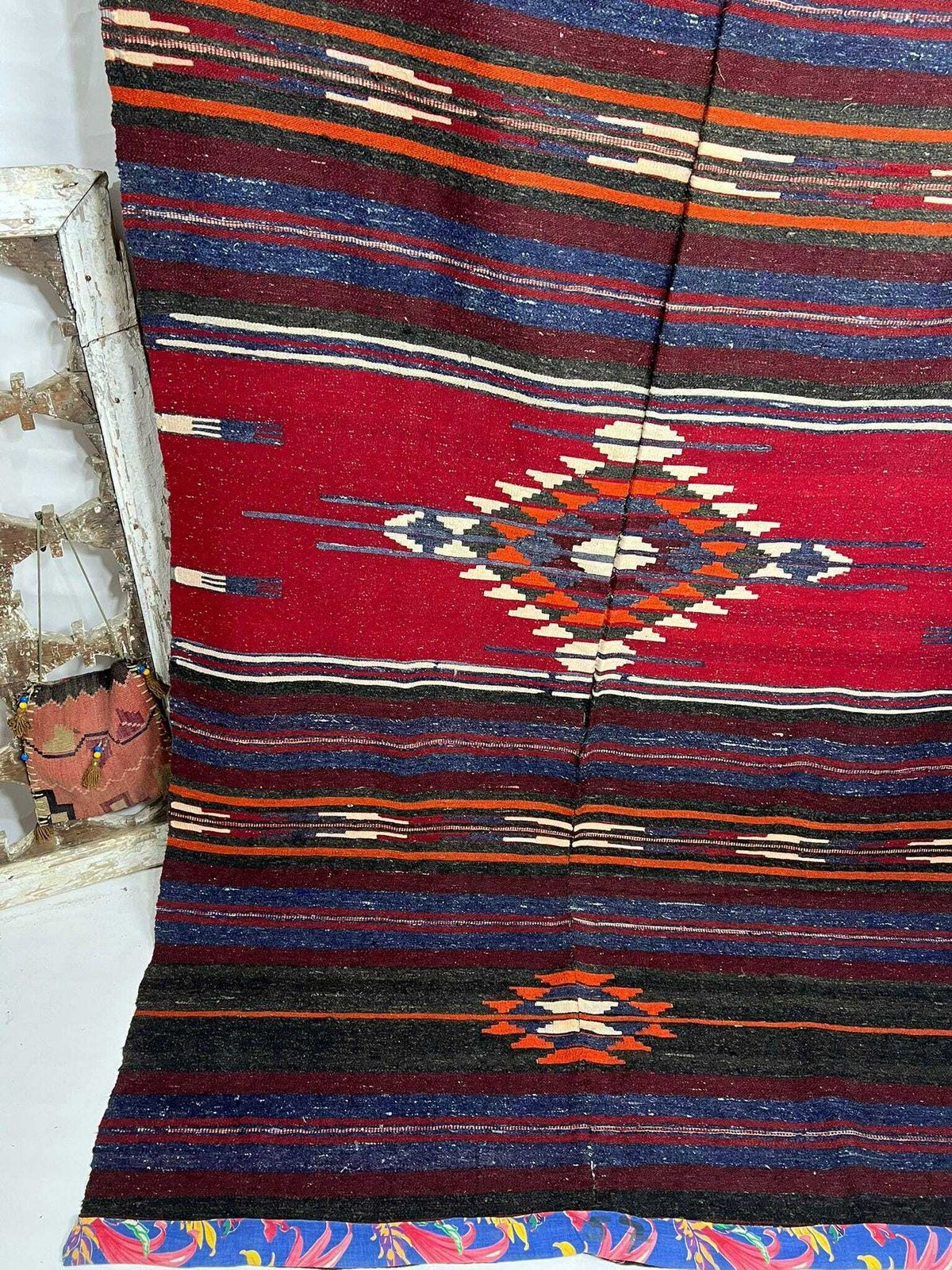 Handmade Vintage Turkish Wool Rug, Vintage Area Rug, Turkish Carpet For Living Room, Anatolian Rug, Area Carpet, Bedroom Rug, Home Decor Rug photo buy