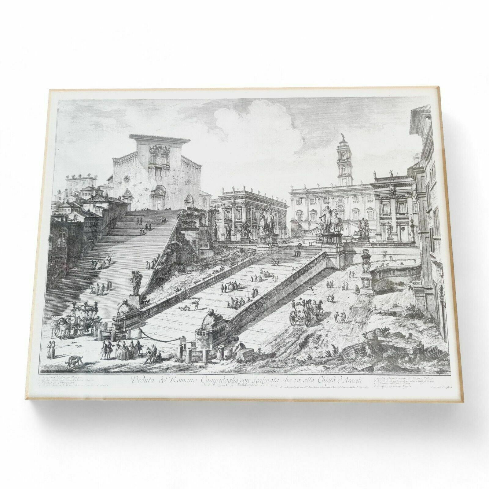Giovanni Battista Piranesi The Capitol And The Steps Of S. Maria In Aracoeli photo furniture