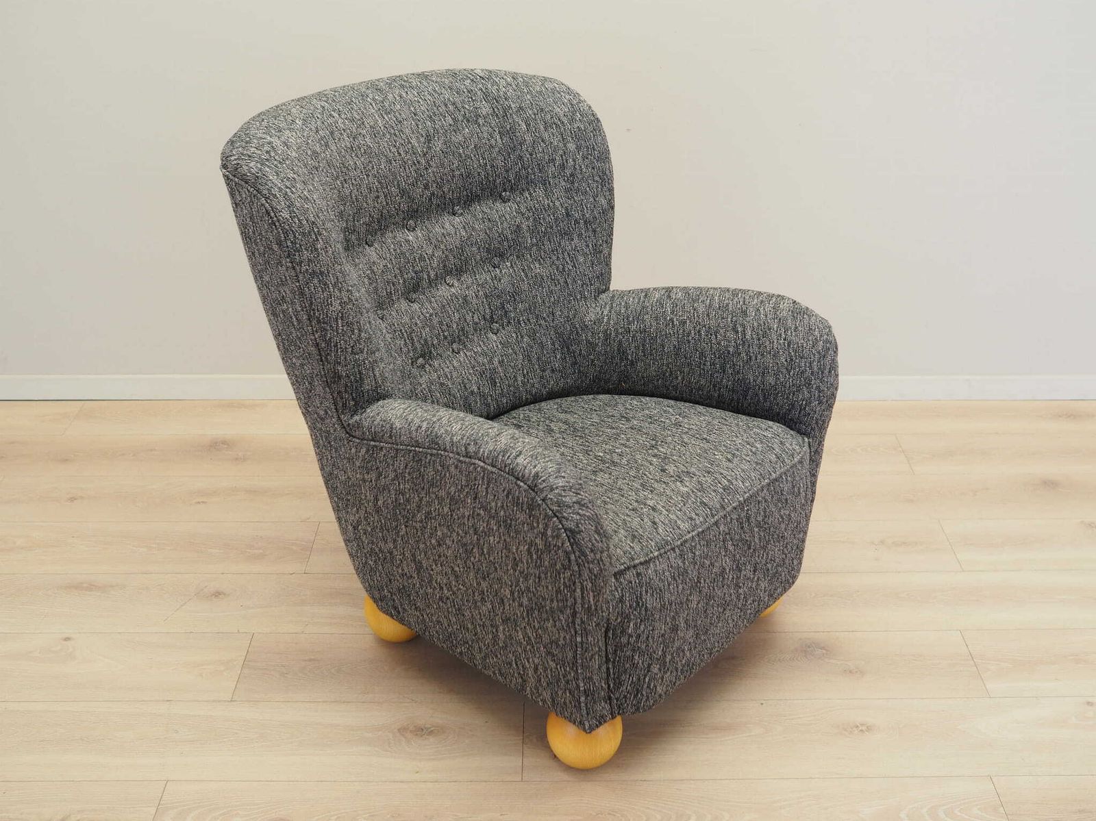 photo for sale Grey Armchair, Scandinavian Design, Production: Denmark