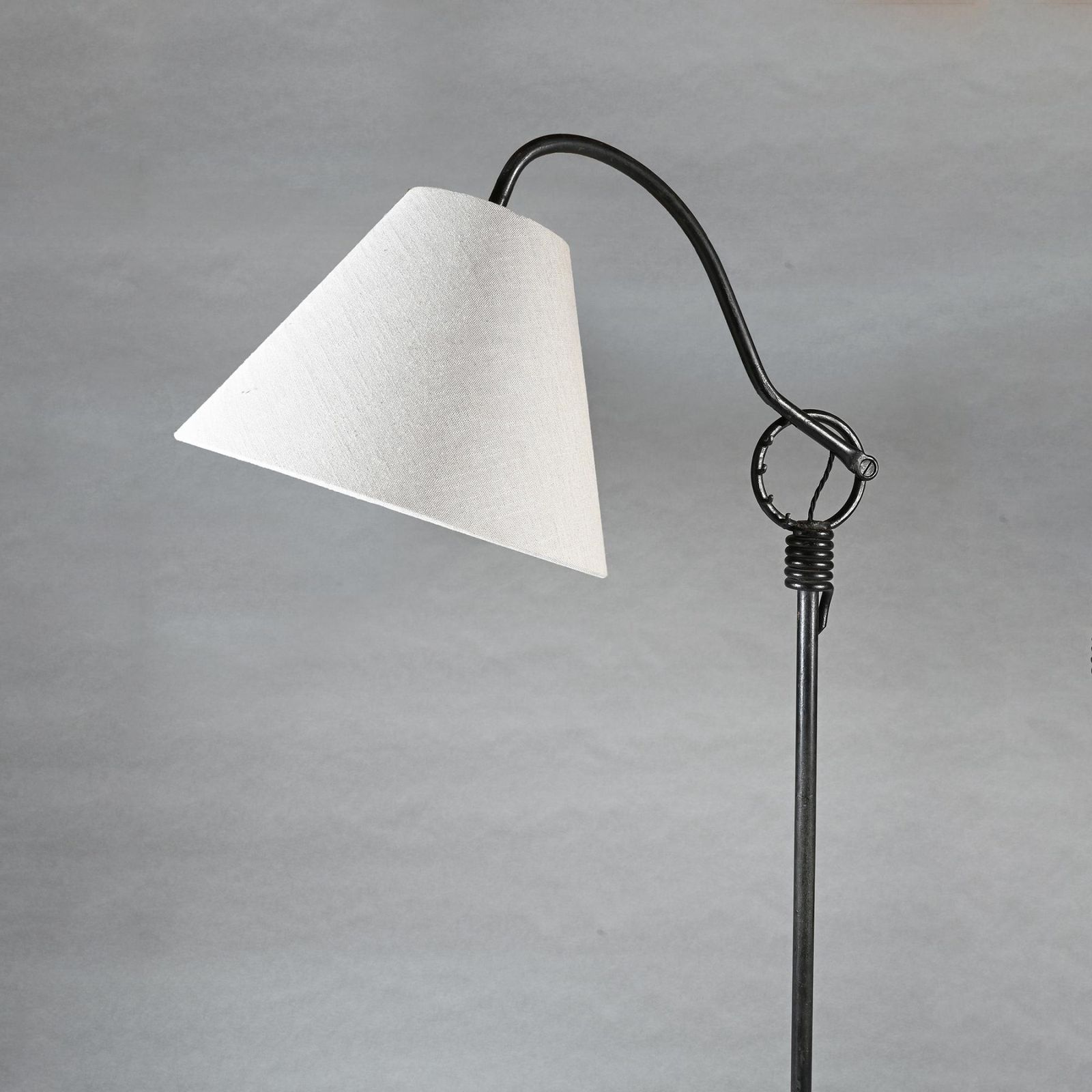 Pair Of Jean Royère Adjustable Iron Floor Lamp photo Lighting