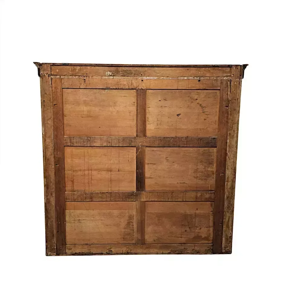A Very Rare Large 19th Century Birds Eye Maple And Giltwood Overmantel Mirror photo vinterior