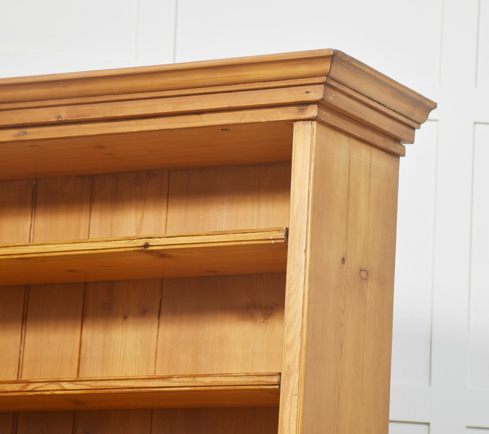 19th Century Pine Open Bookcase photo Furniture