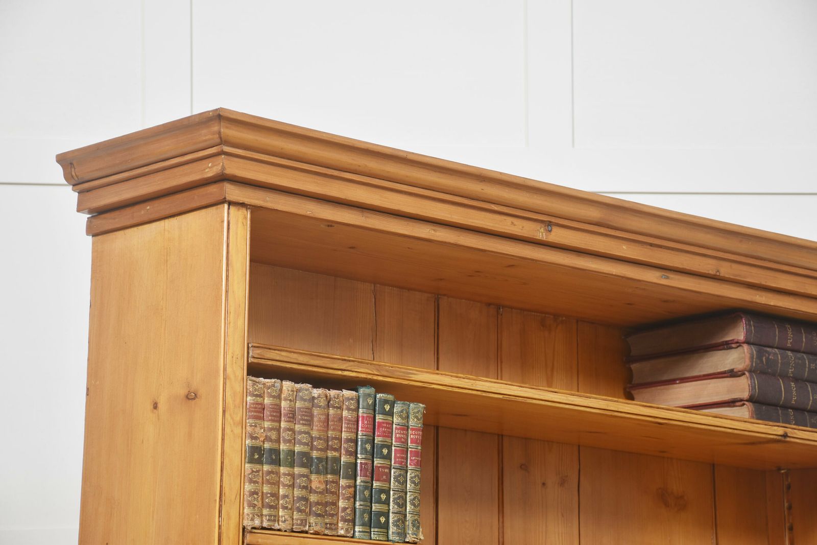 19th Century Pine Open Bookcase photo buy