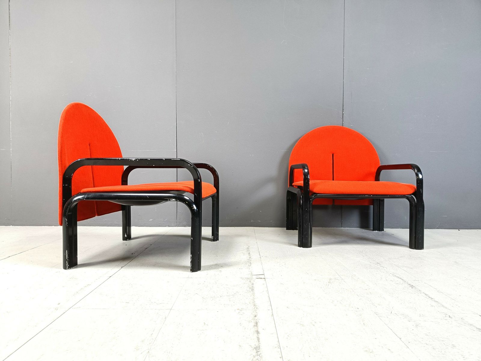 Pair Of Gae Aulenti '54 L' Armchairs For Knoll International, 1970s photo 2750.0