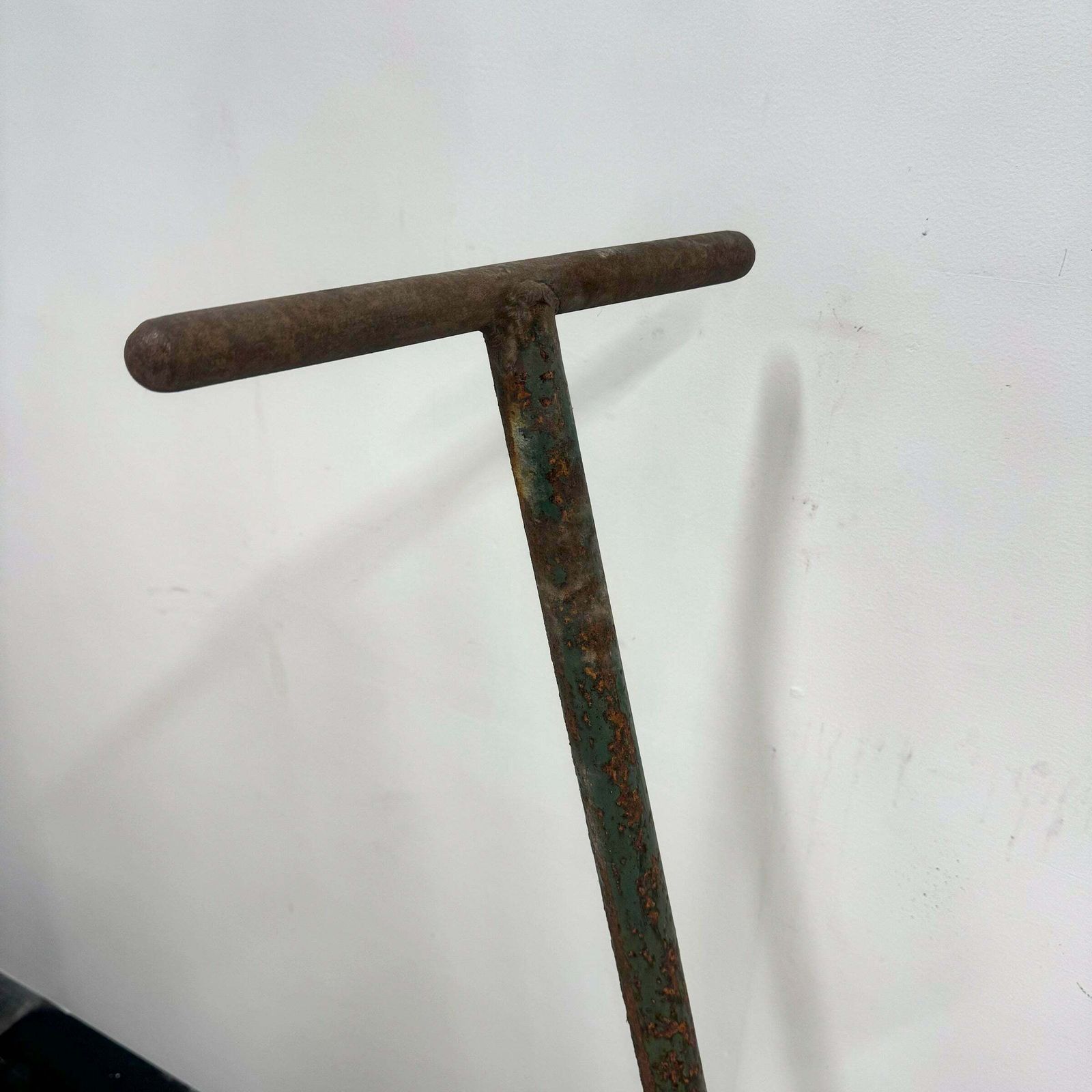 Antique Wooden Tuglift Trolley photo vintage