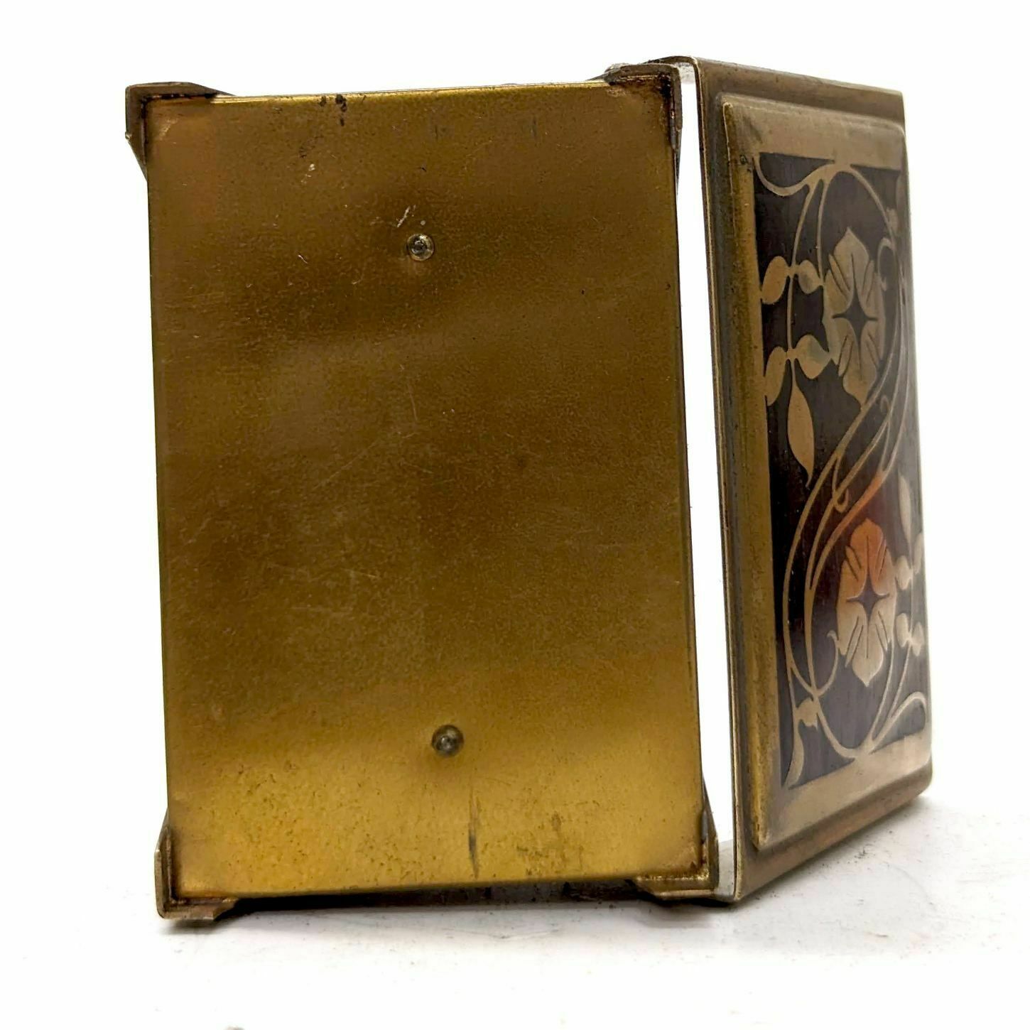 Rosewood Stamp Box With Art Nouveau Inlay 1900 photo Home Decor
