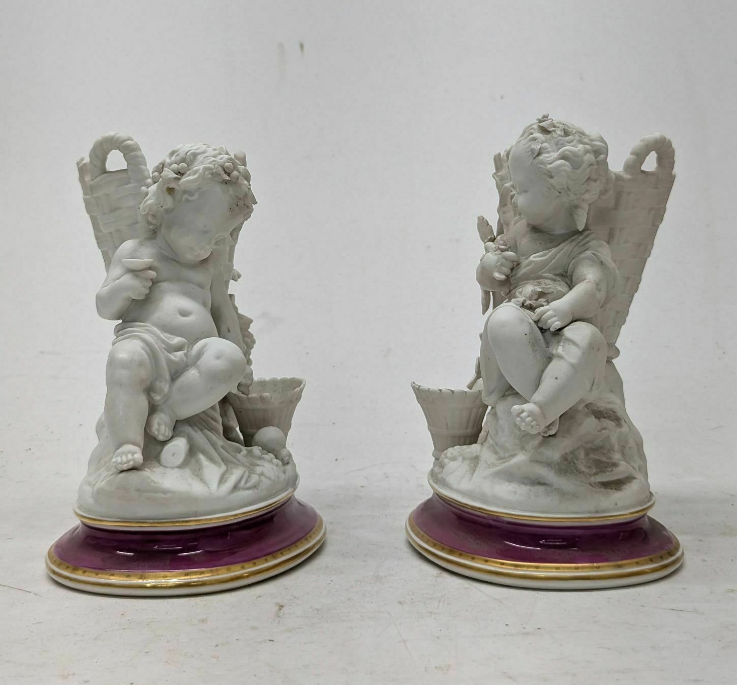 Pair Of Young Boy Biscuit Flower Girls photo buy