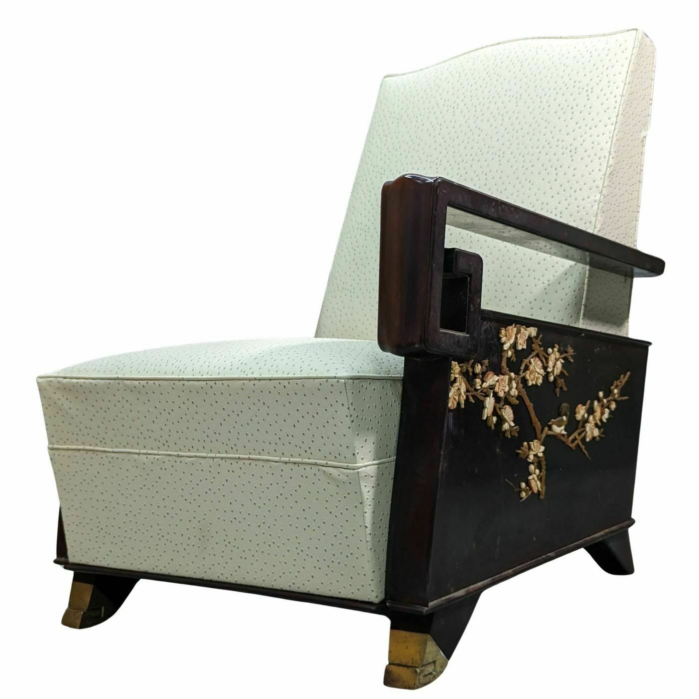 Pair Of 1940s Armchairs In An Asian Style photo buy