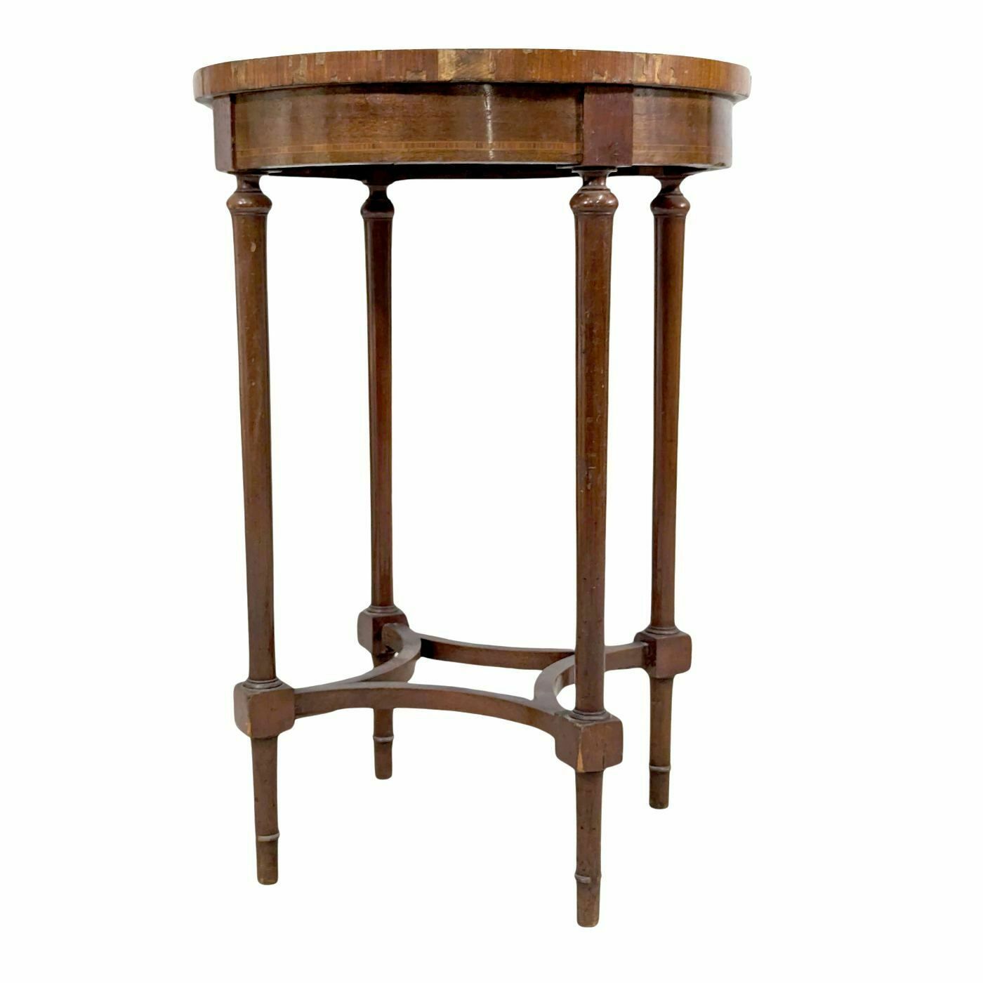 Louis XVI Style Mahogany Side Table From The Late 19th Century photo furniture
