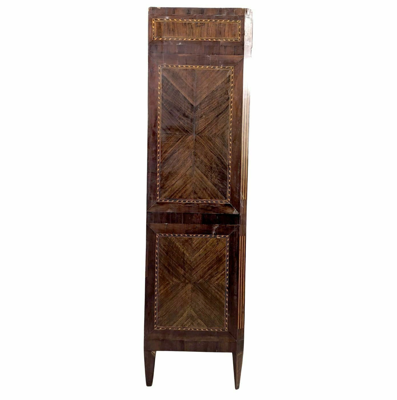 Louis XVI Marquetry Glass Bookcase photo Furniture