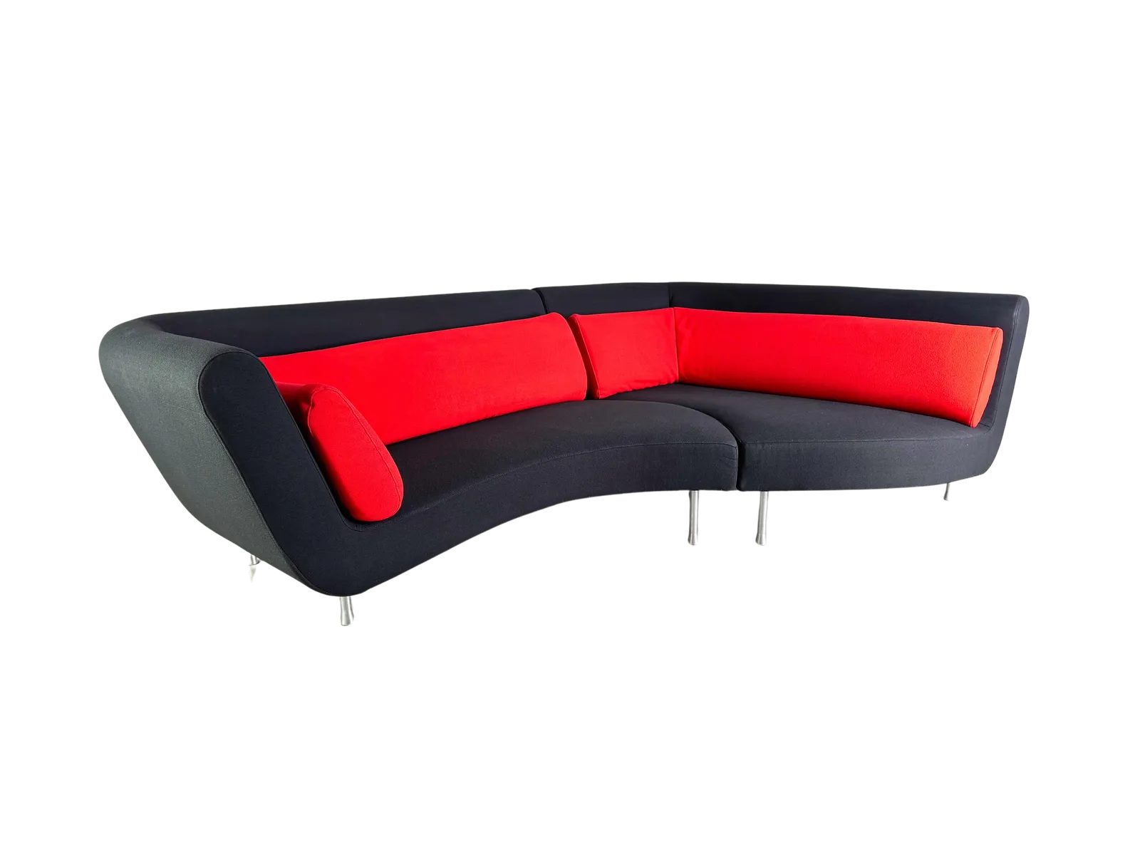 Original Ligne Roset Sofa Yang Couch François Bauchet Kvadrat Black