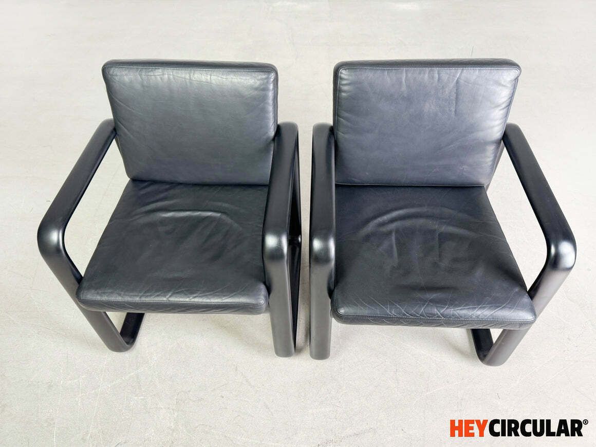 Set Van 2 Hombre Fauteuils – Rosenthal, Ontwerp Burkhard Vogtherr, Ca. Jaren 1970 photo Meubels