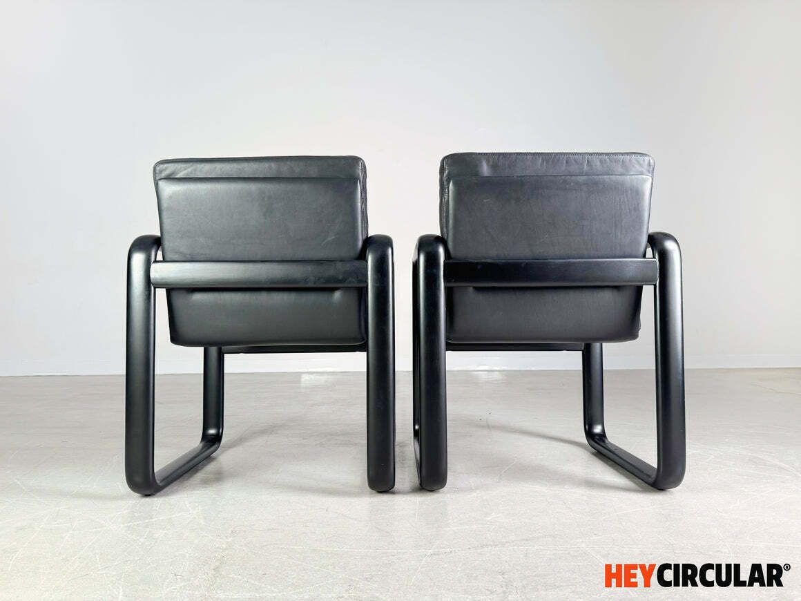 Set Of 2 Hombre Armchairs Rosenthal Chair Burkhard Vogtherr 1970s photo buy