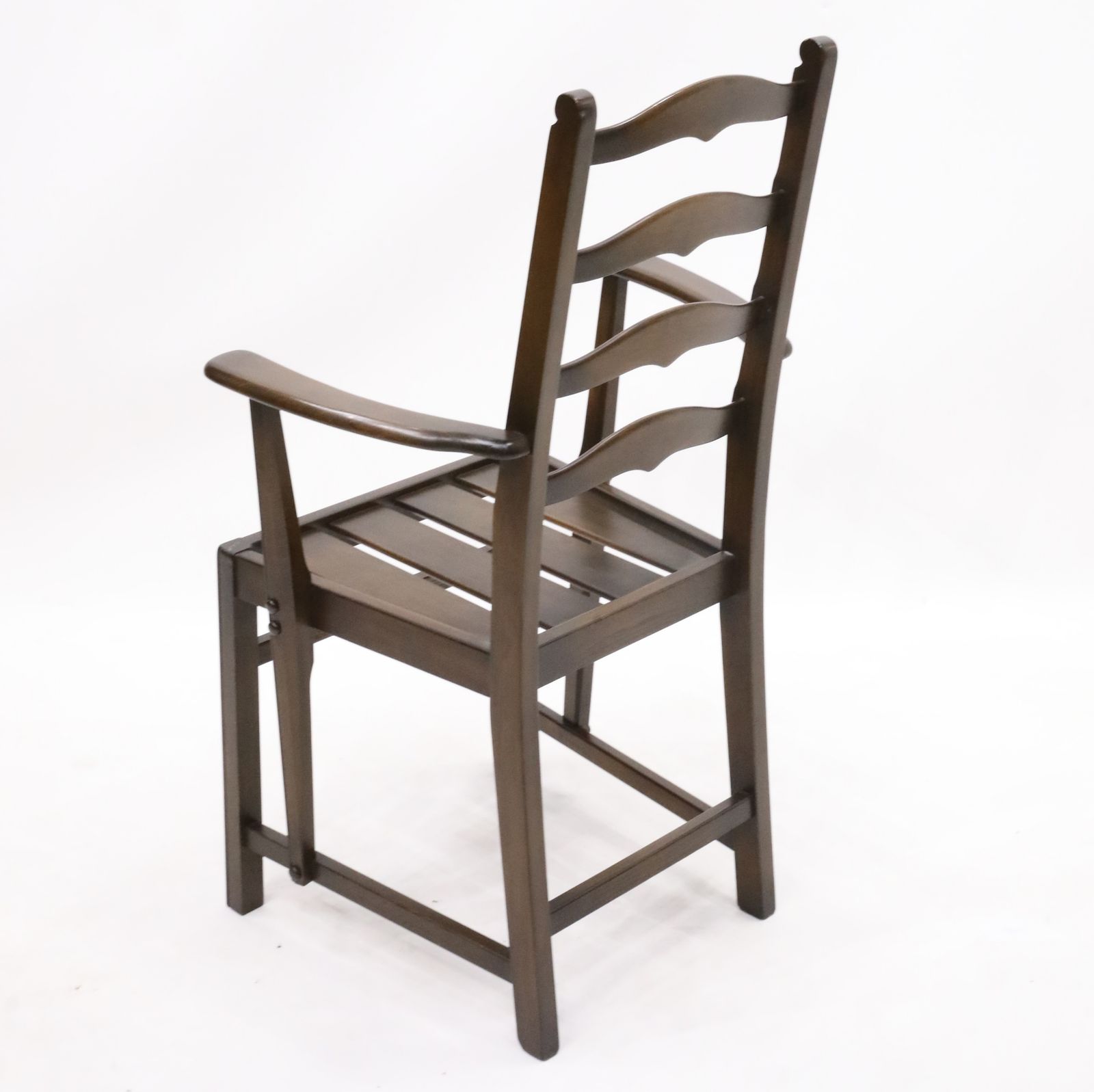 6 Ercol Ladderback Dining Chairs In Dark Finish Free Nationwide Delivery* photo Furniture