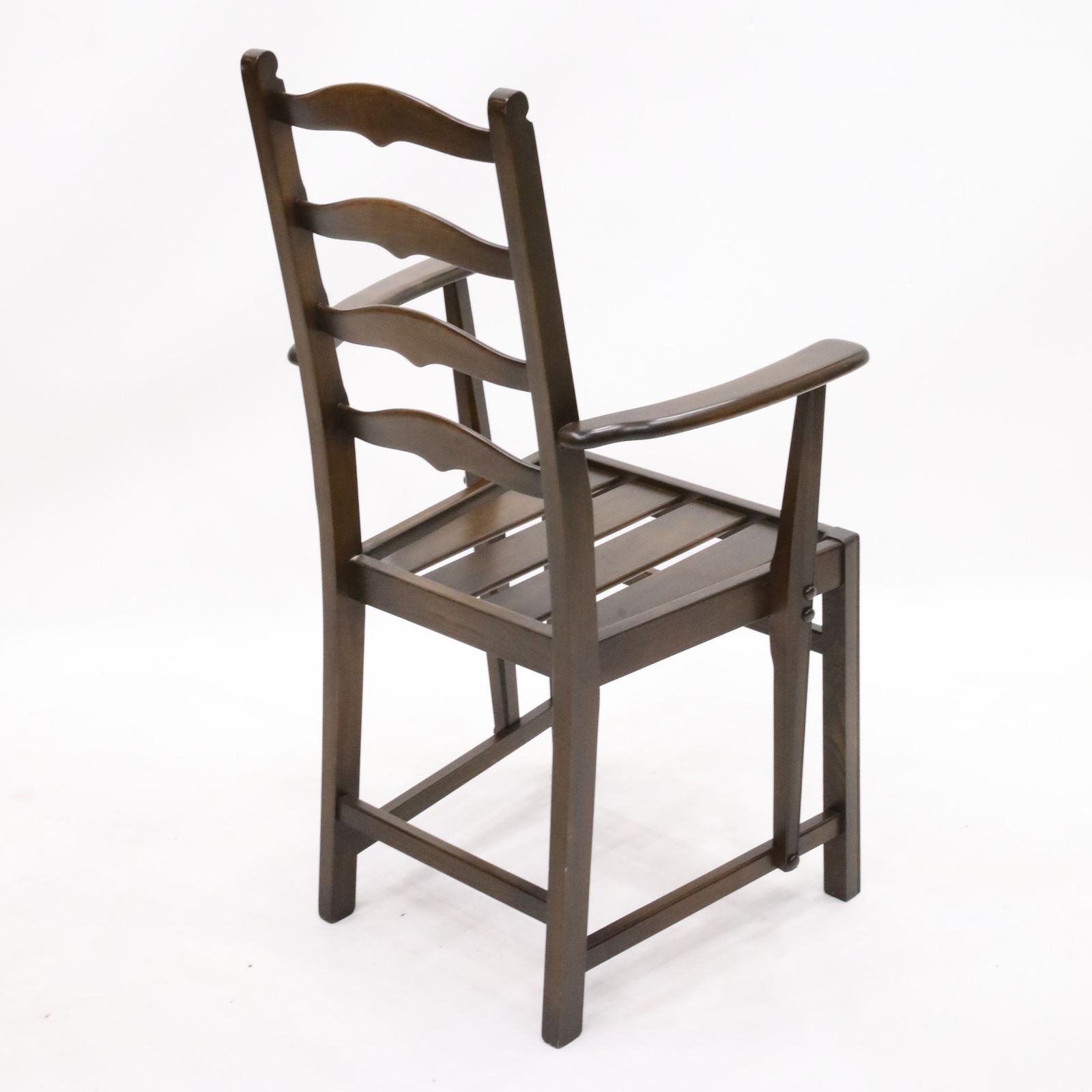 6 Ercol Ladderback Dining Chairs In Dark Finish Free Nationwide Delivery* photo vinterior