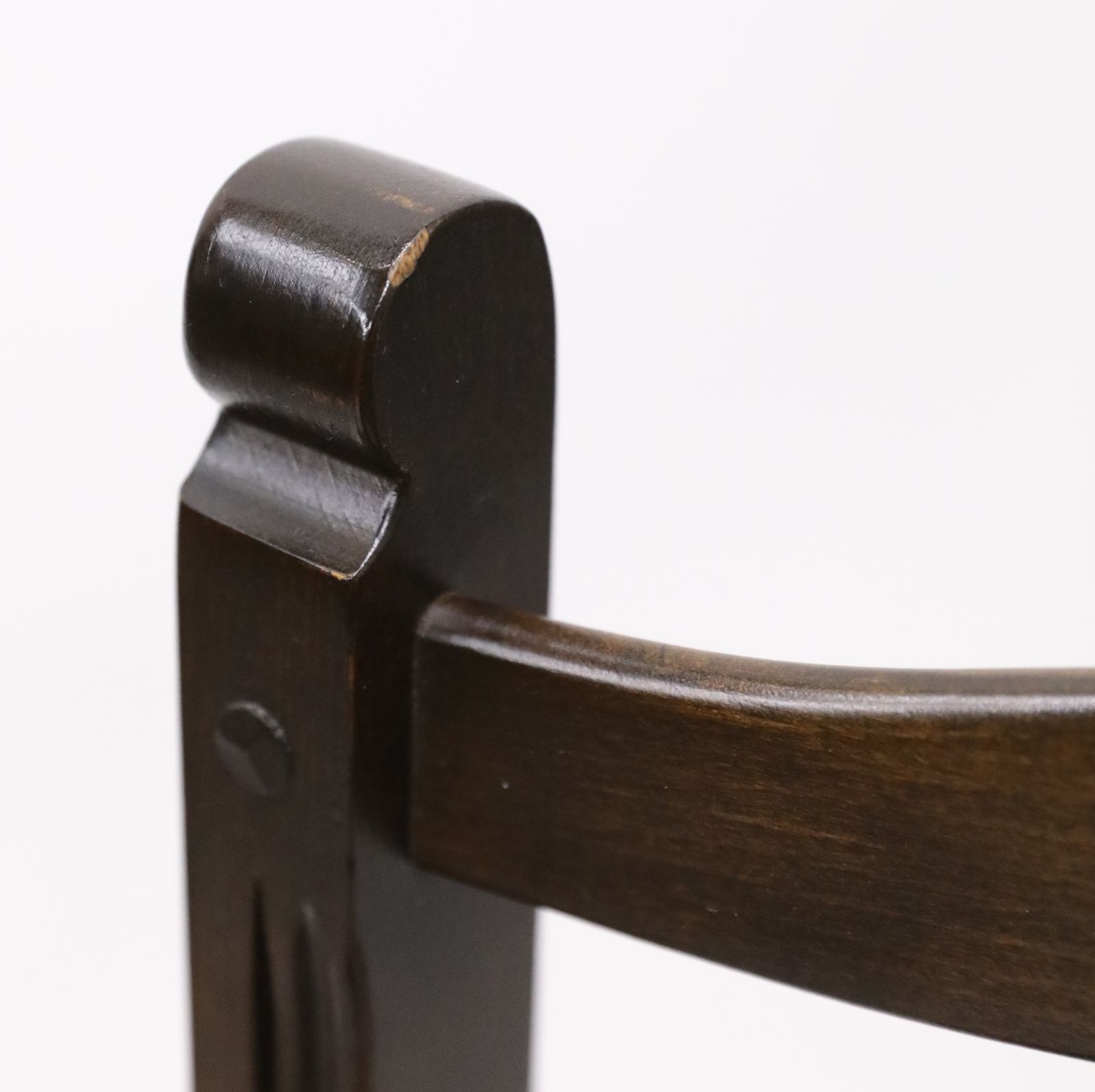 photo for sale 6 Ercol Ladderback Dining Chairs In Dark Finish Free Nationwide Delivery*