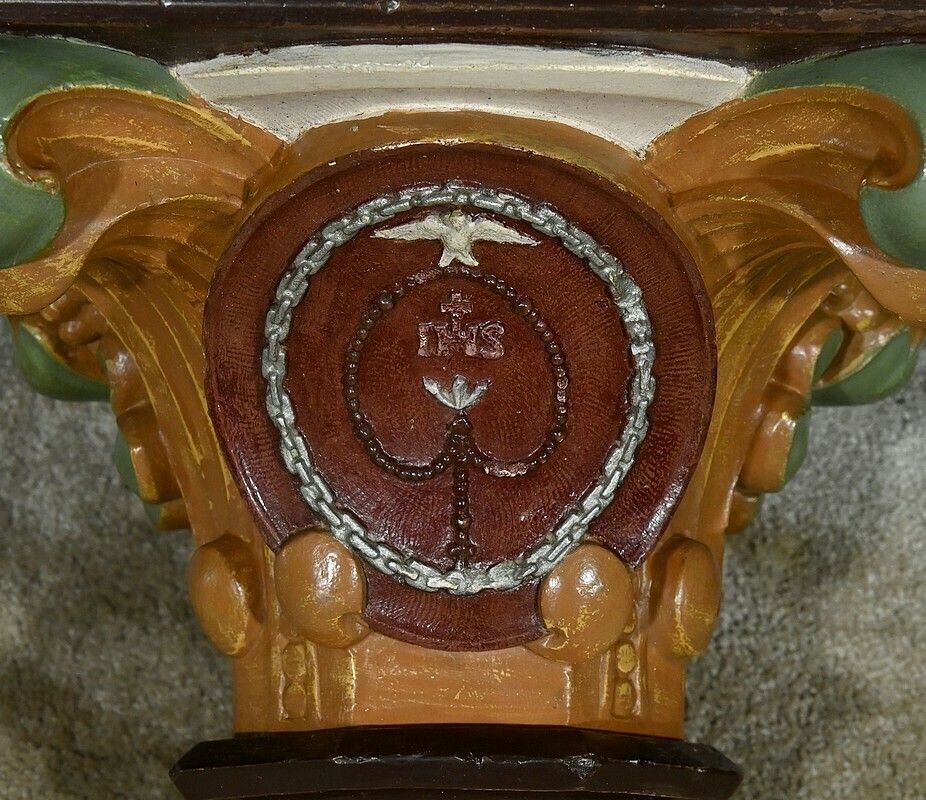Pair Of Plaster Wall Consoles, Baroque Style – Late 19th Century photo 667.0