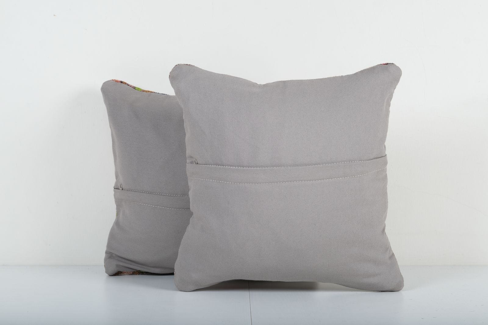Pillow Cover, Set Handwoven Tan Oushak Pillow, Pair Bohemian Oushak , Couch Aztec Pillow photo for sale