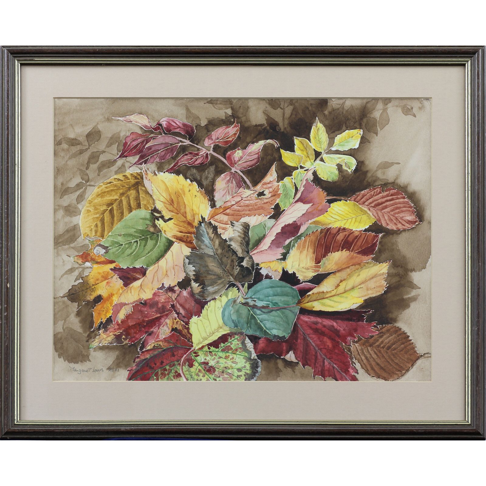 Watercolour By Margaret Laws. "Autumn Medley"