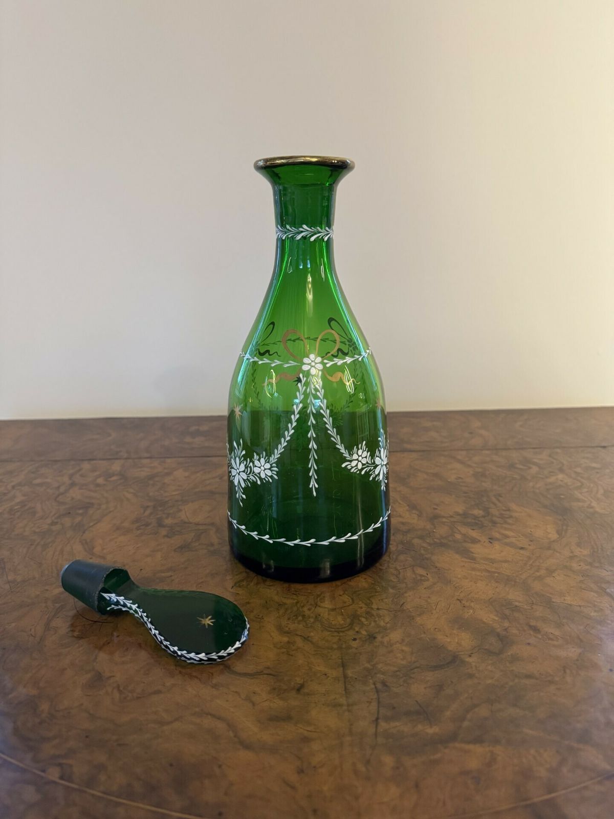 Pretty Pair Of Antique Glass Decanters photo 425.0