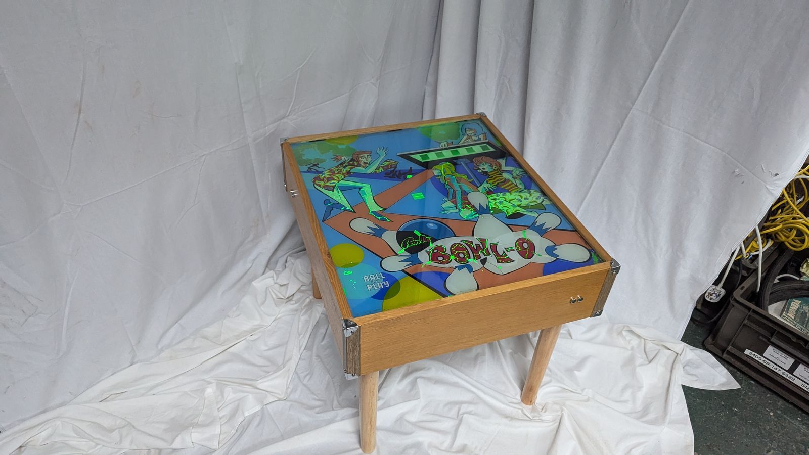 Pinball Backglass Table photo Furniture