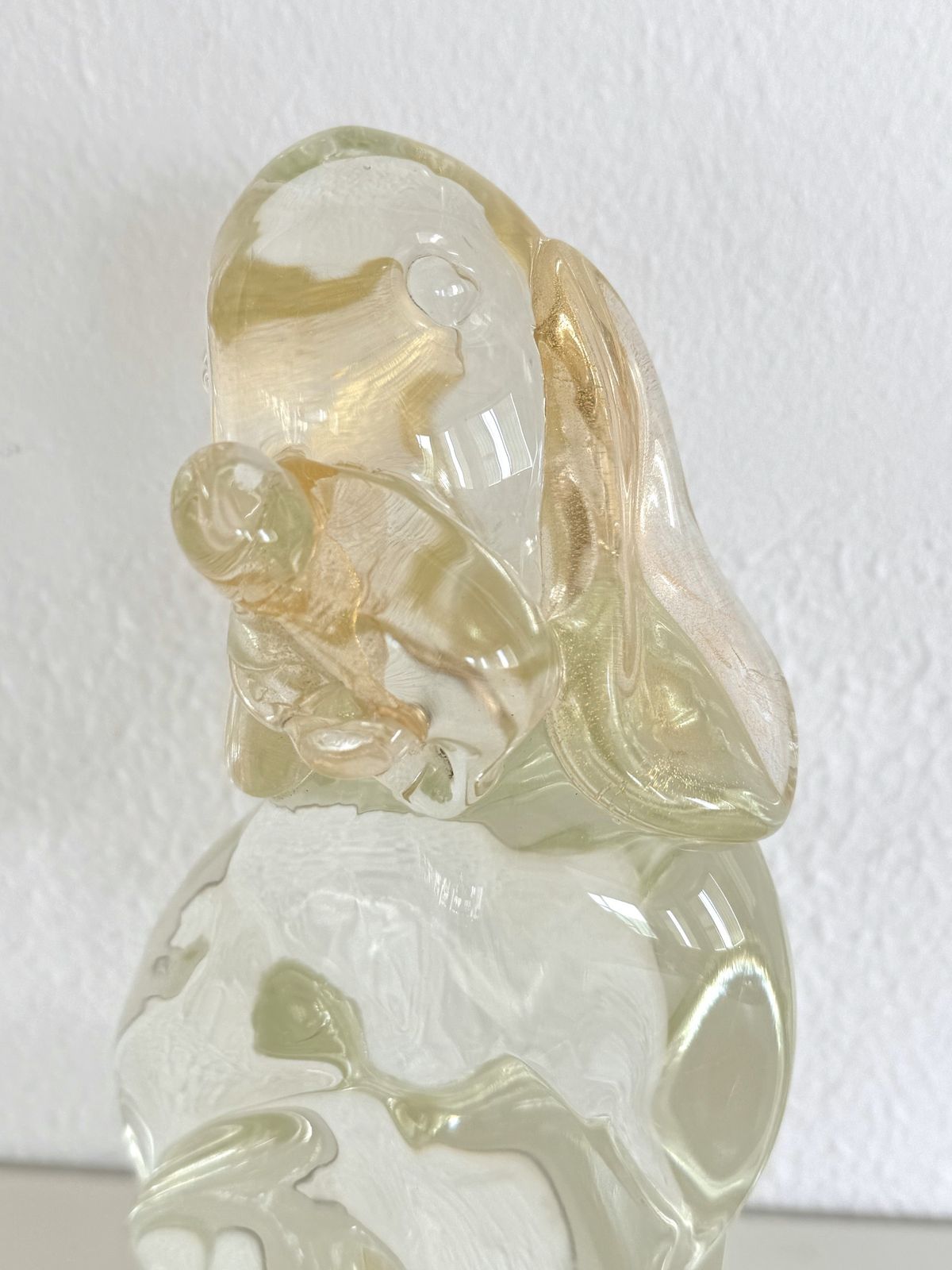 Silvano Signoretto Murano Glass Sculpture Of Dog, 1990s photo for sale