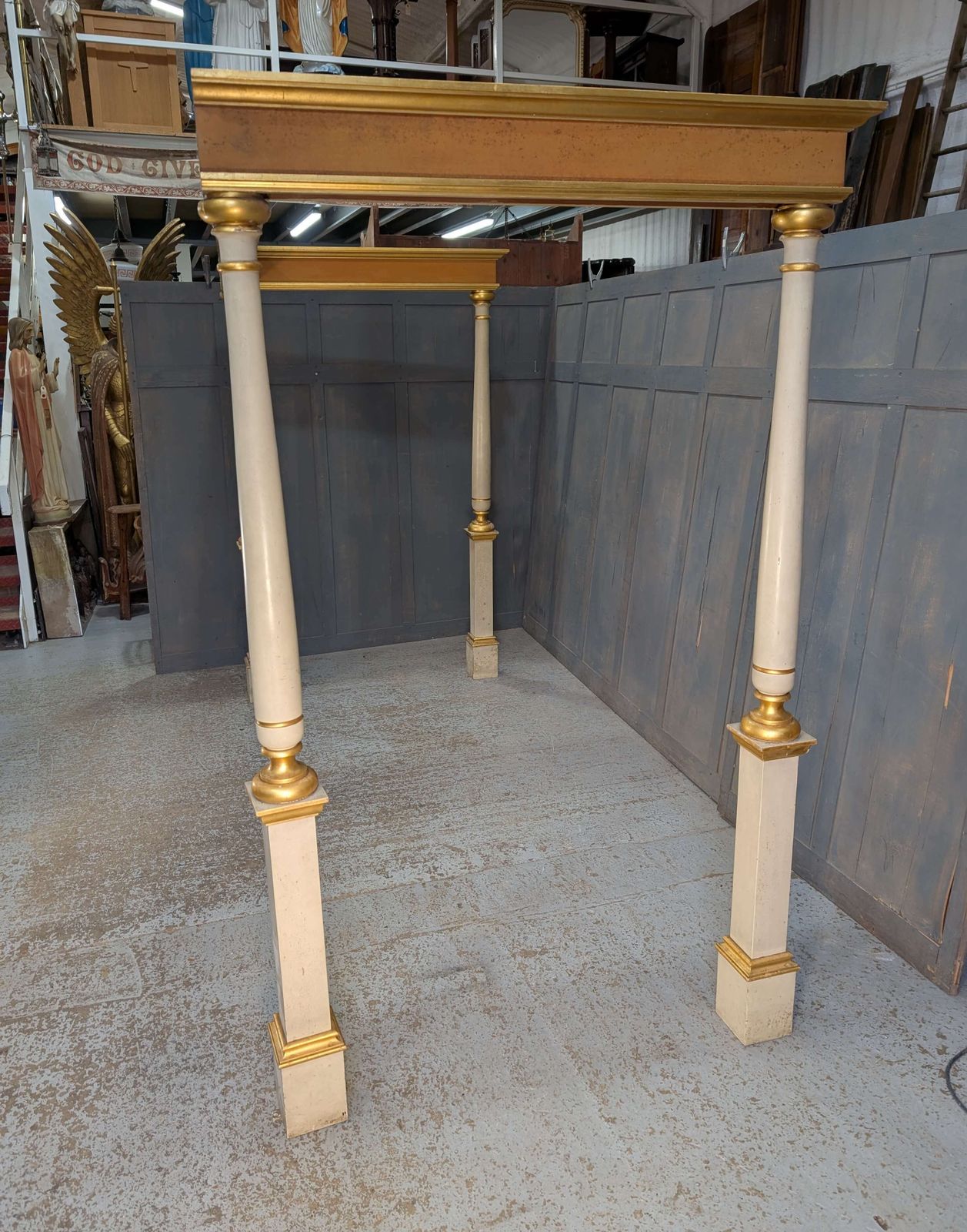 Rare Church Baldacchino Altar Canopy Canopy Of State photo furniture