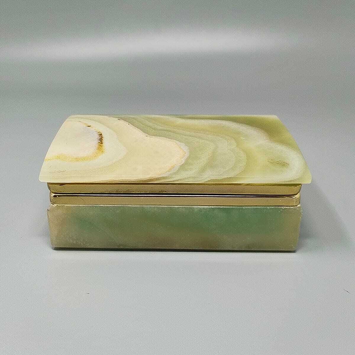 1960s Astonishing Box In Onyx. Made In Italy photo Home Decor