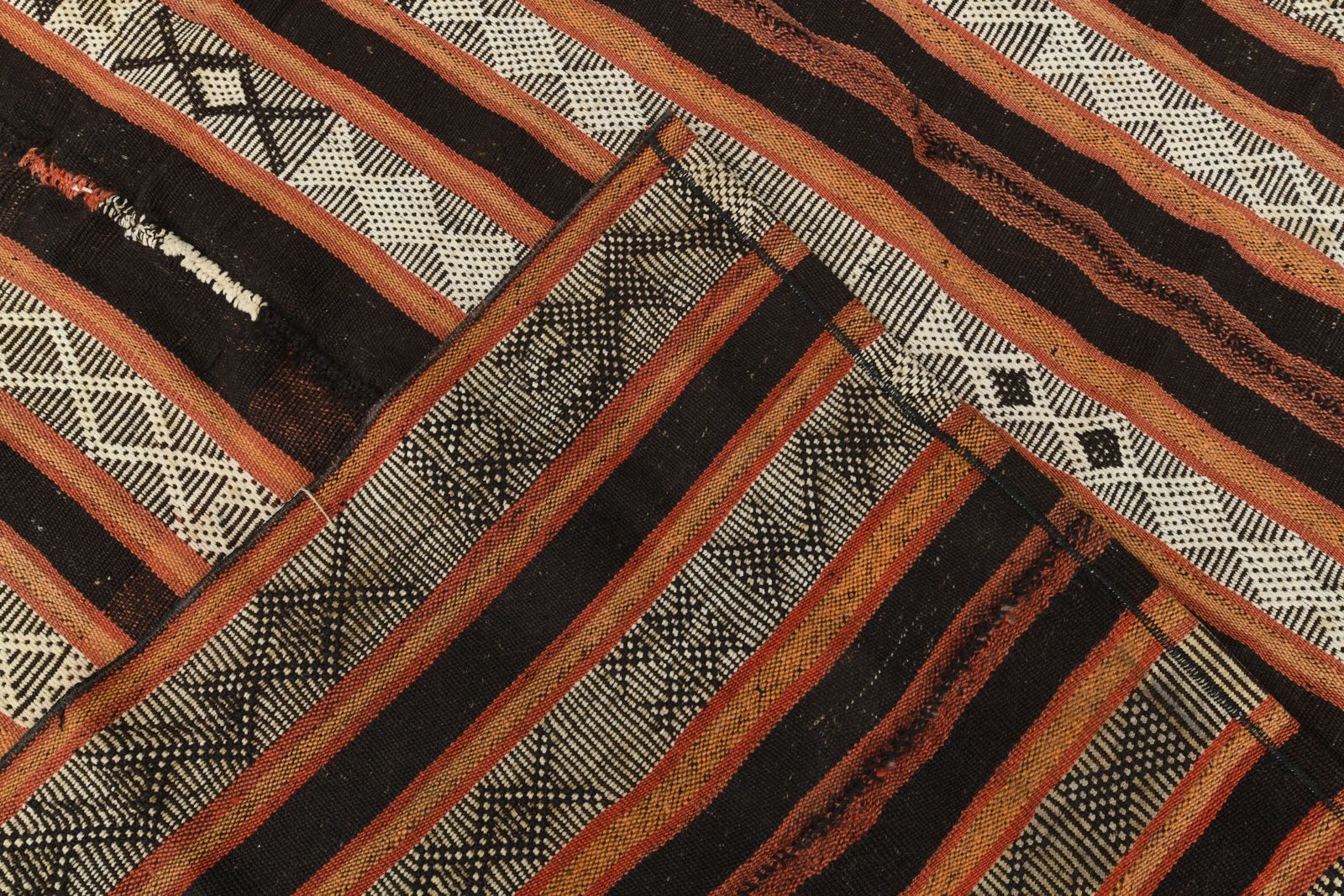 165x267 Cm Durable Brown Turkish Rug, Herki Area Rugs, Handwoven Oushak Area Carpet, Bohemian Style, Living Room Decor photo furniture