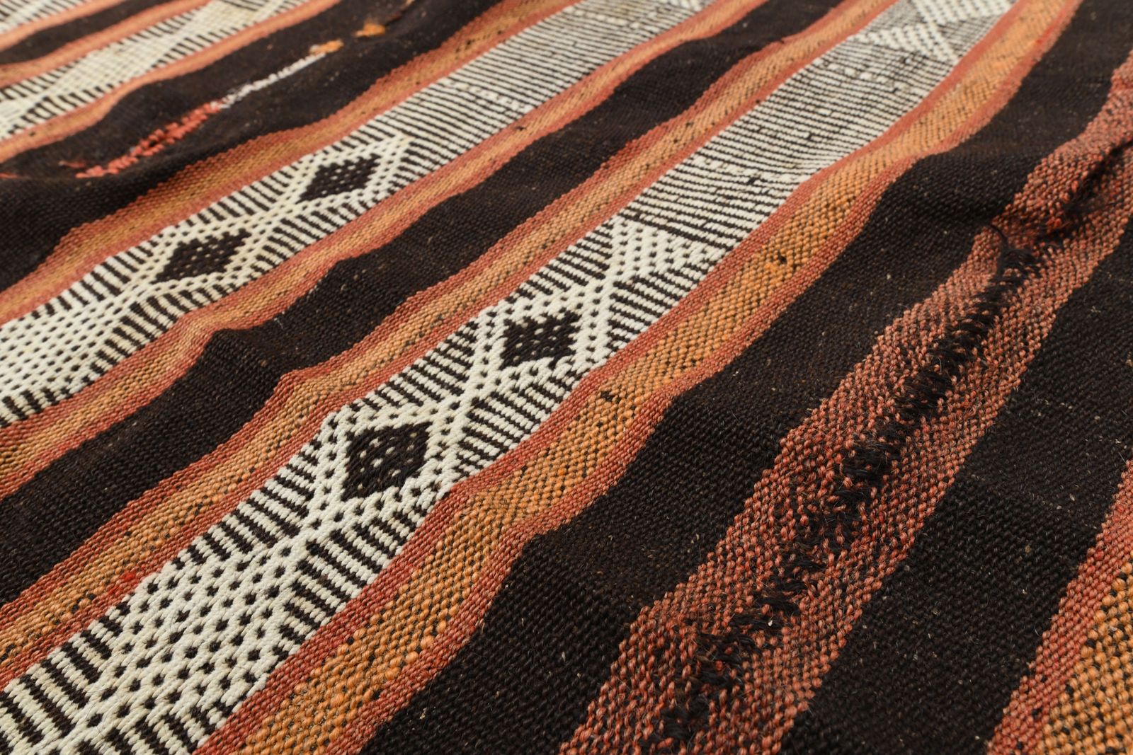 photo furniture 165x267 Cm Durable Brown Turkish Rug, Herki Area Rugs, Handwoven Oushak Area Carpet, Bohemian Style, Living Room Decor