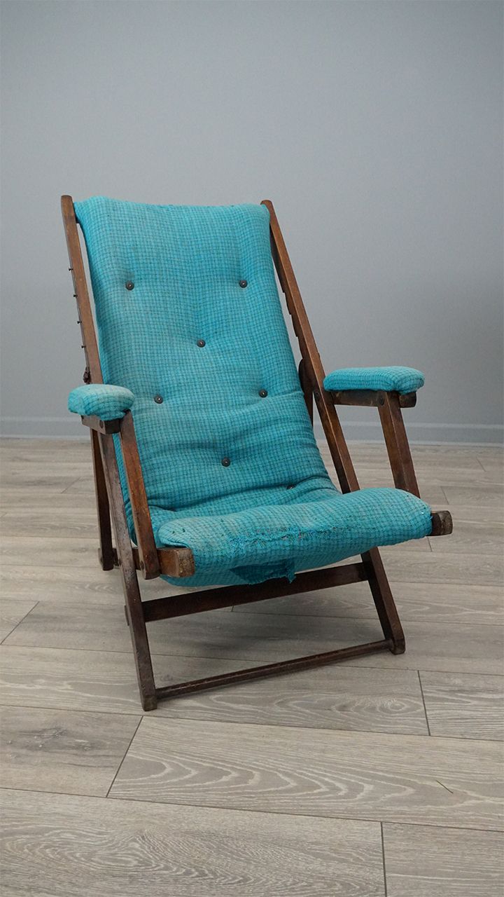Edwardian Mahogany Steamer Chair
