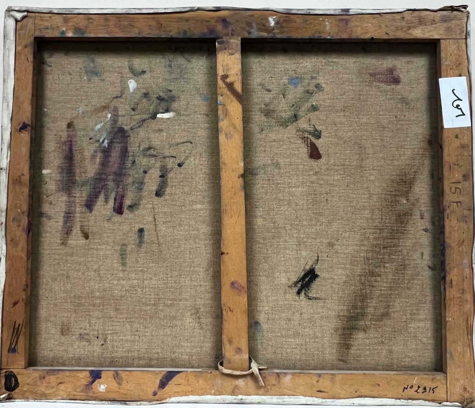 édouard Righetti (1924 2001)1960s French Bright Abstract Amazing Purple Colors & Composition1960's photo 811.0