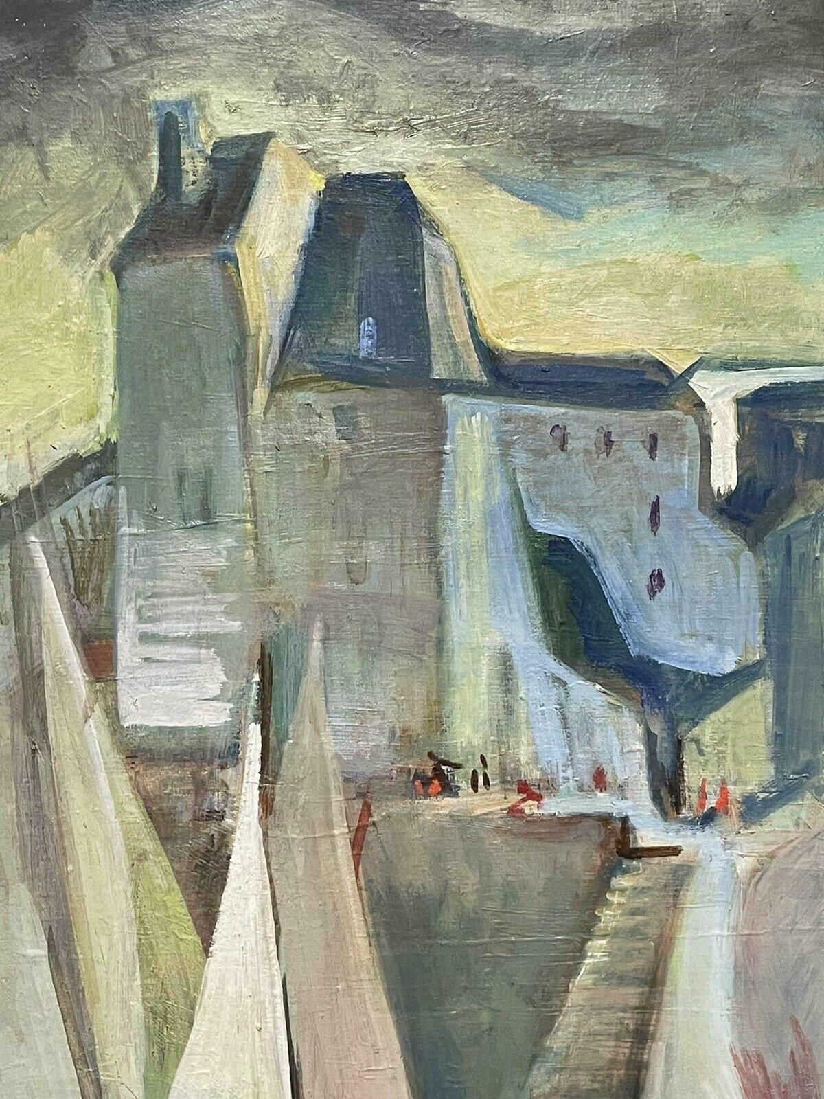 Ray Heudebertraymond Heudebert (1894 1991) Signed Fauvist Oil   Boats In Honfleur Harbour photo Art