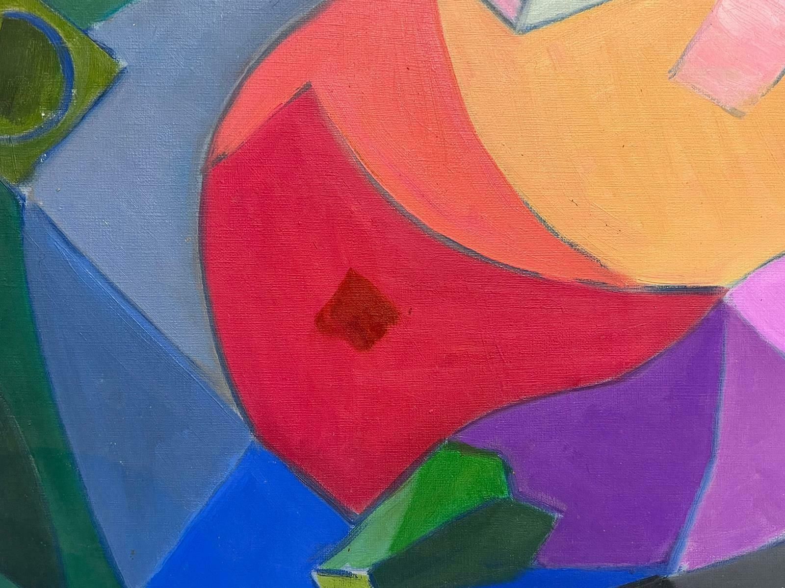 Paul Louis Bolot (French 1918 2003)french 20th Century Cubist Still Life Oil Painting Study Of Vegetables20th Century (1976) photo Art