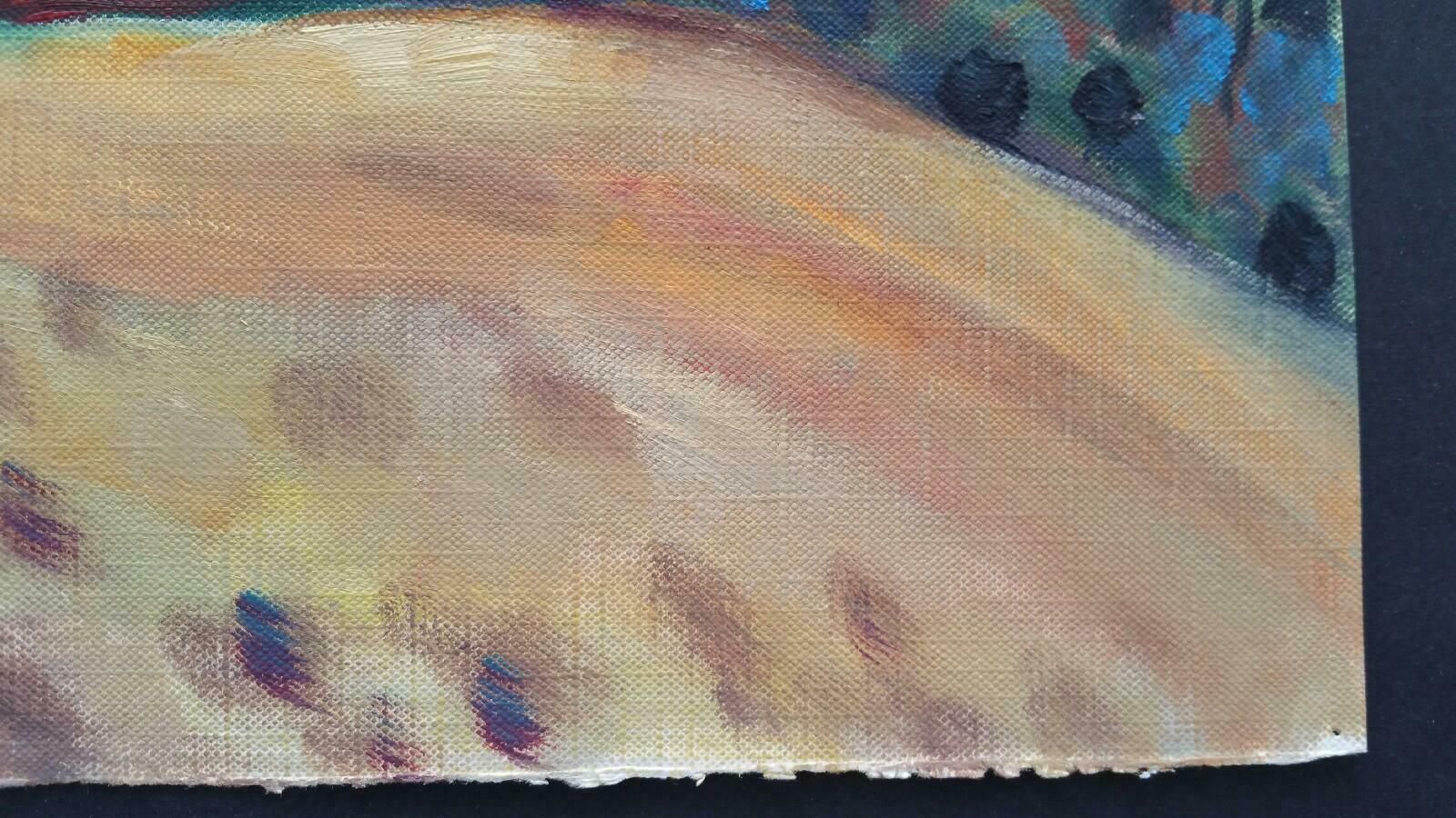 Unknown20th Century French Oil Painting Sails Below The Hay Fieldlate 20th Century photo 663.0
