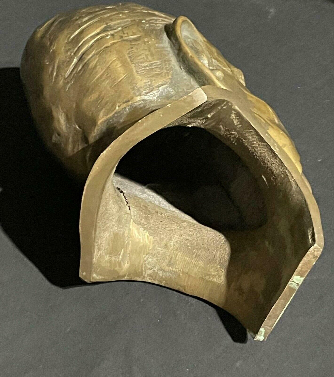 Unknownoriginal Period Bronze Head Sculpture President Richard Nixon C. 1970's photo 2448.0