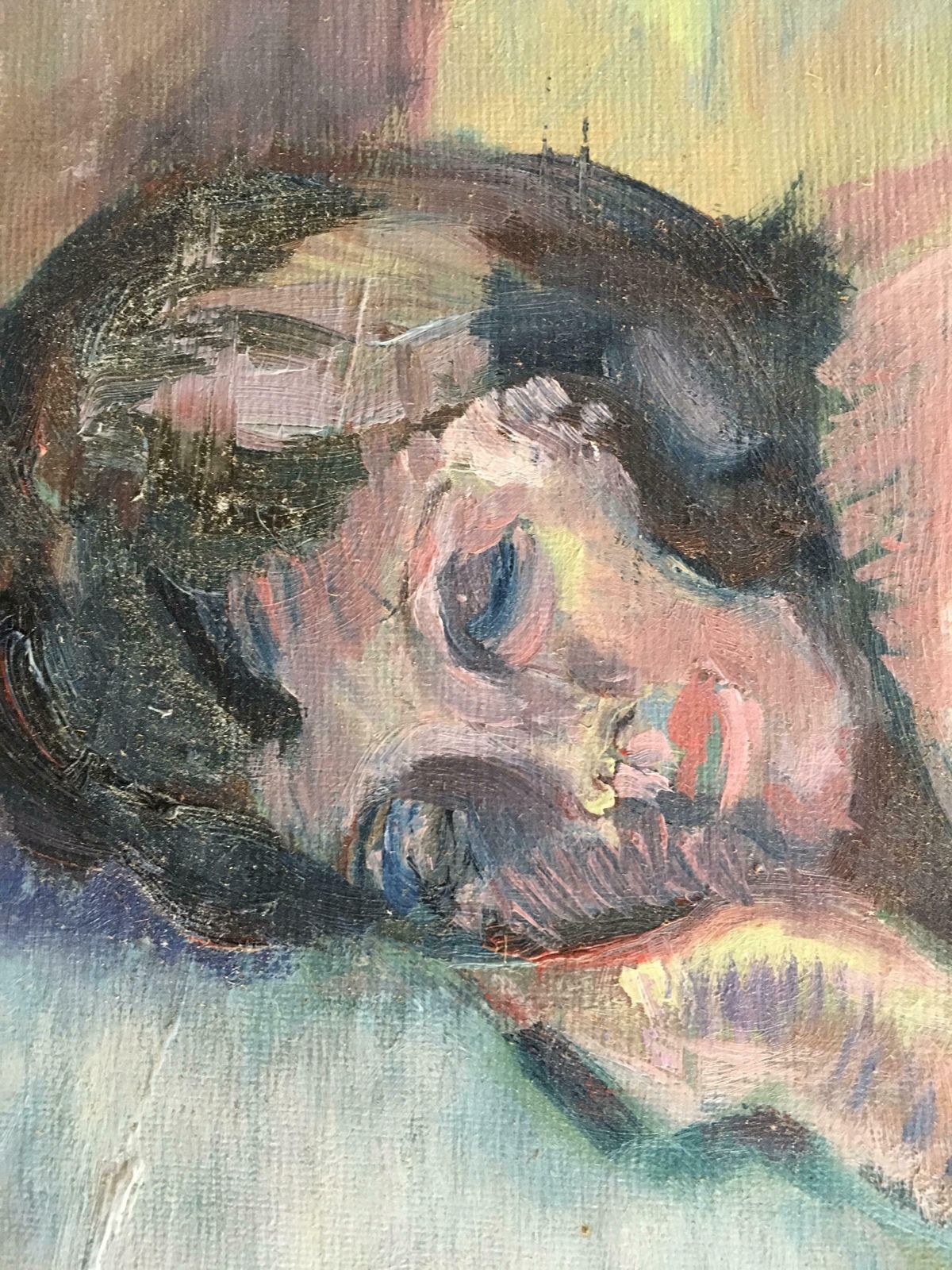 Beryl Dartonimpressionist Nude, British Artist, Strong Colours, Original Oil Paintingc.1970s photo Art
