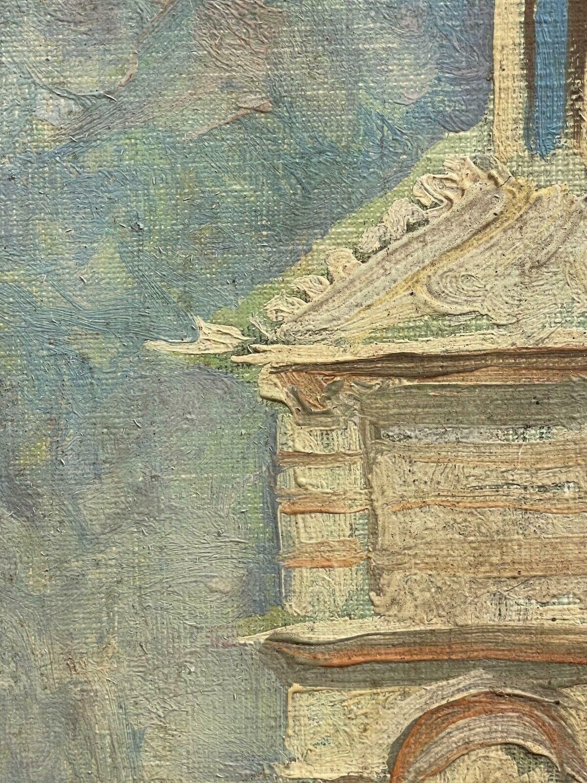Paul Bretpaul Bret (1902 1956) Signed Impressionist Oil The Baptistry In Pisa, Italy photo buy