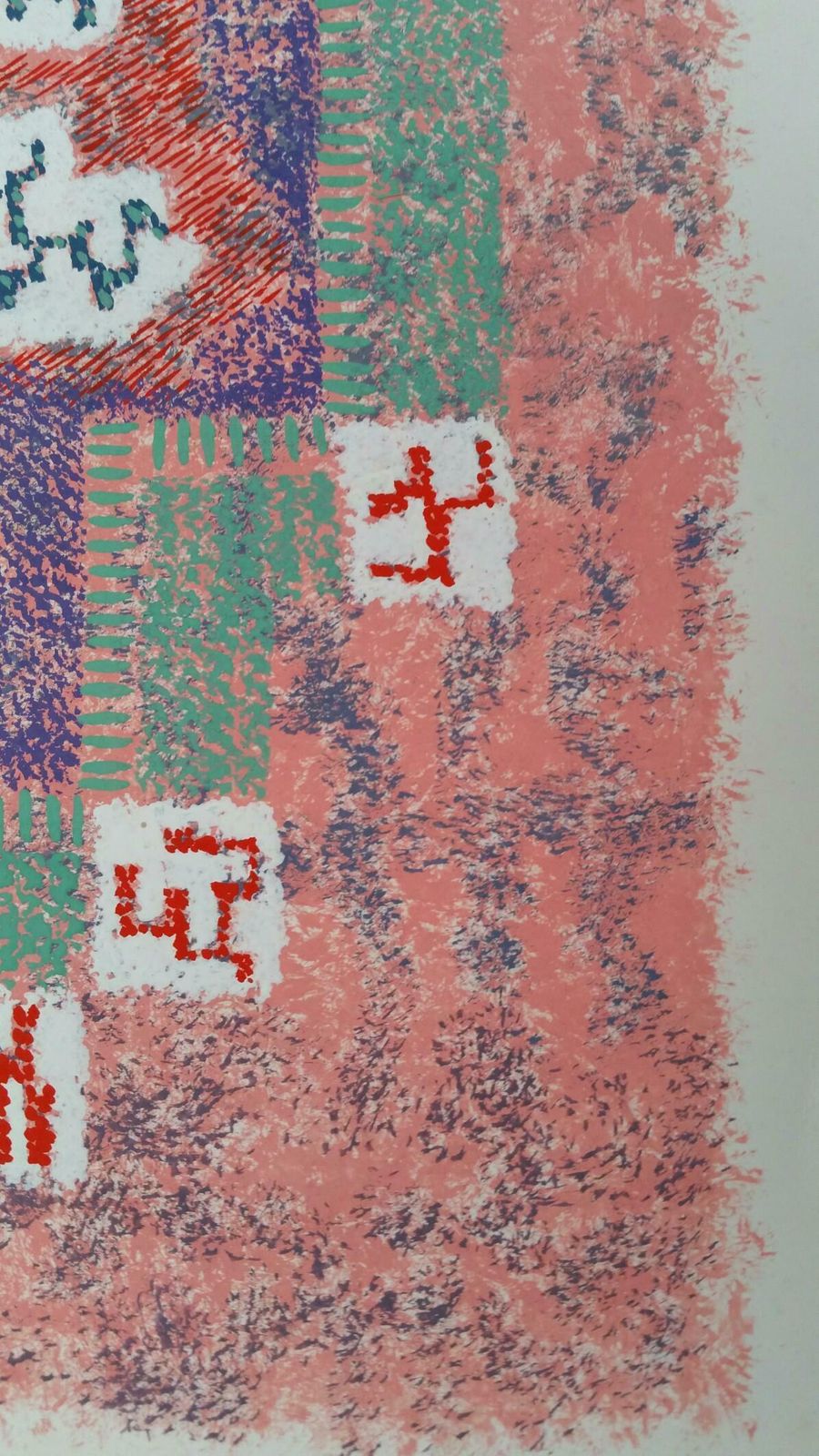 Louis Bellonfrench Neo Impressionist Pointillist Abstract Mid 20th Century Signed Paintingc. 1940s photo 867.0