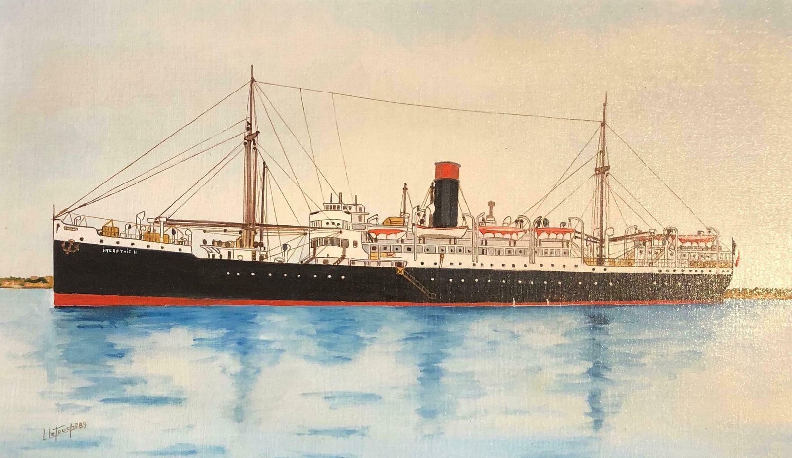 Louis Letoucheimerethie II, Signed Oil Paintingc. 1989
