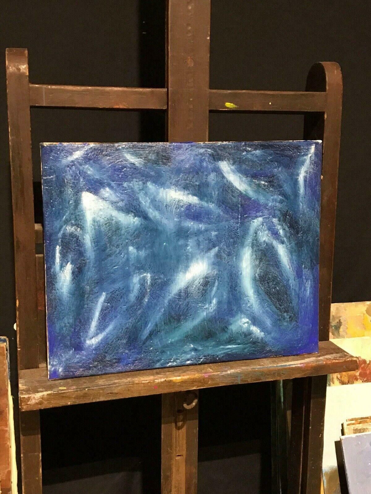Sally Bradshawsally Bradshaw (B.1962) Contemporary Abstract British Painting   Blues & Whitesc.2017 photo for sale